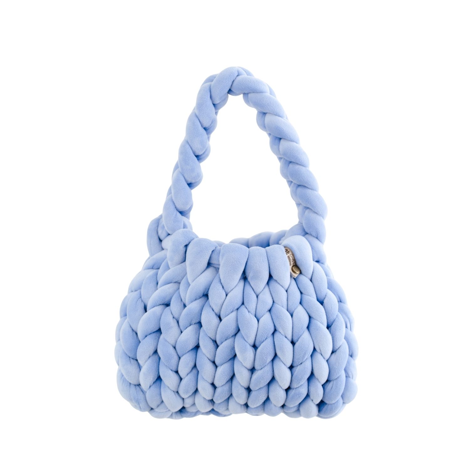 Women's Blue Velvet Statement Bag – Mini Velvet Cake | One Size | Illlina