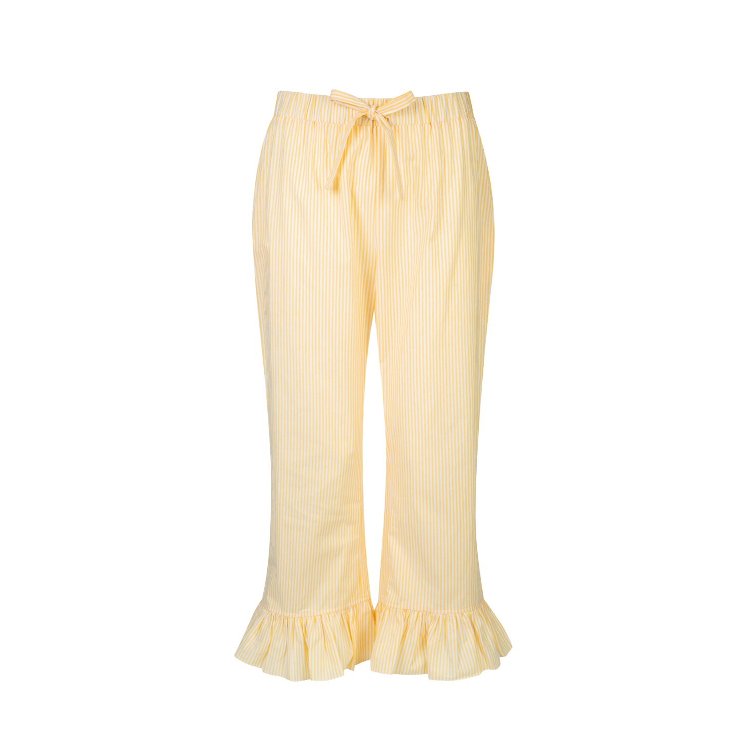 Women’s Yellow / Orange Pj Trousers Pm Medium Vavi Studio