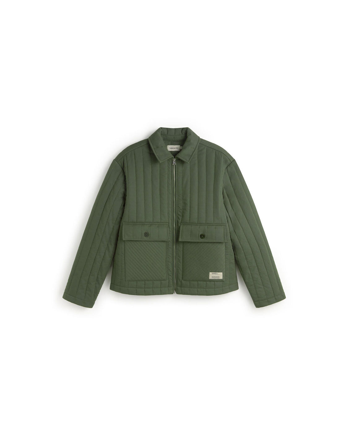 Thinking Mu Men's Green Padded Roc Jacket In Green