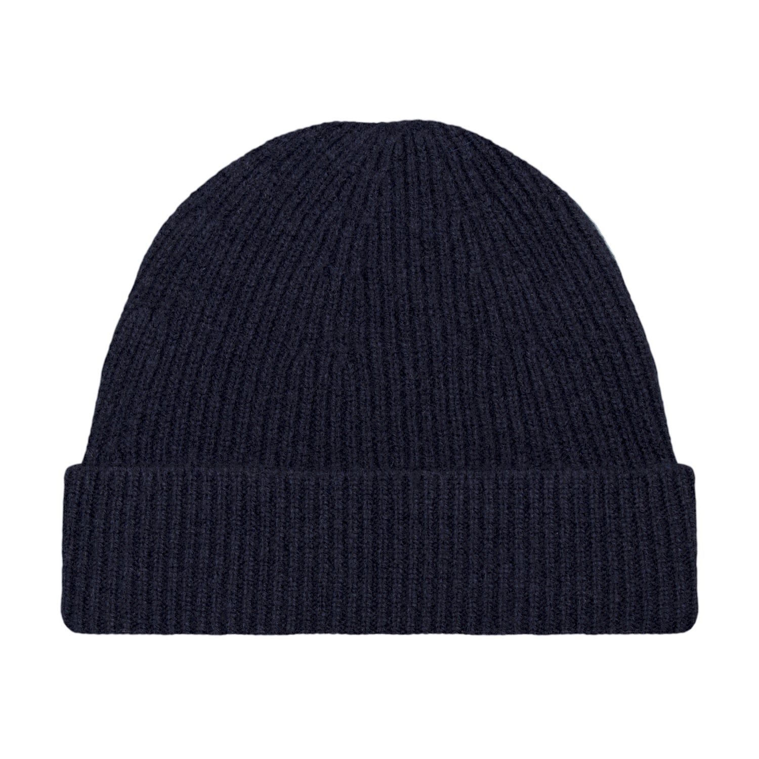 Paul James Knitwear Men's Blue Lightweight Merino Cashmere Beauline Beanie - Submarine In Blue
