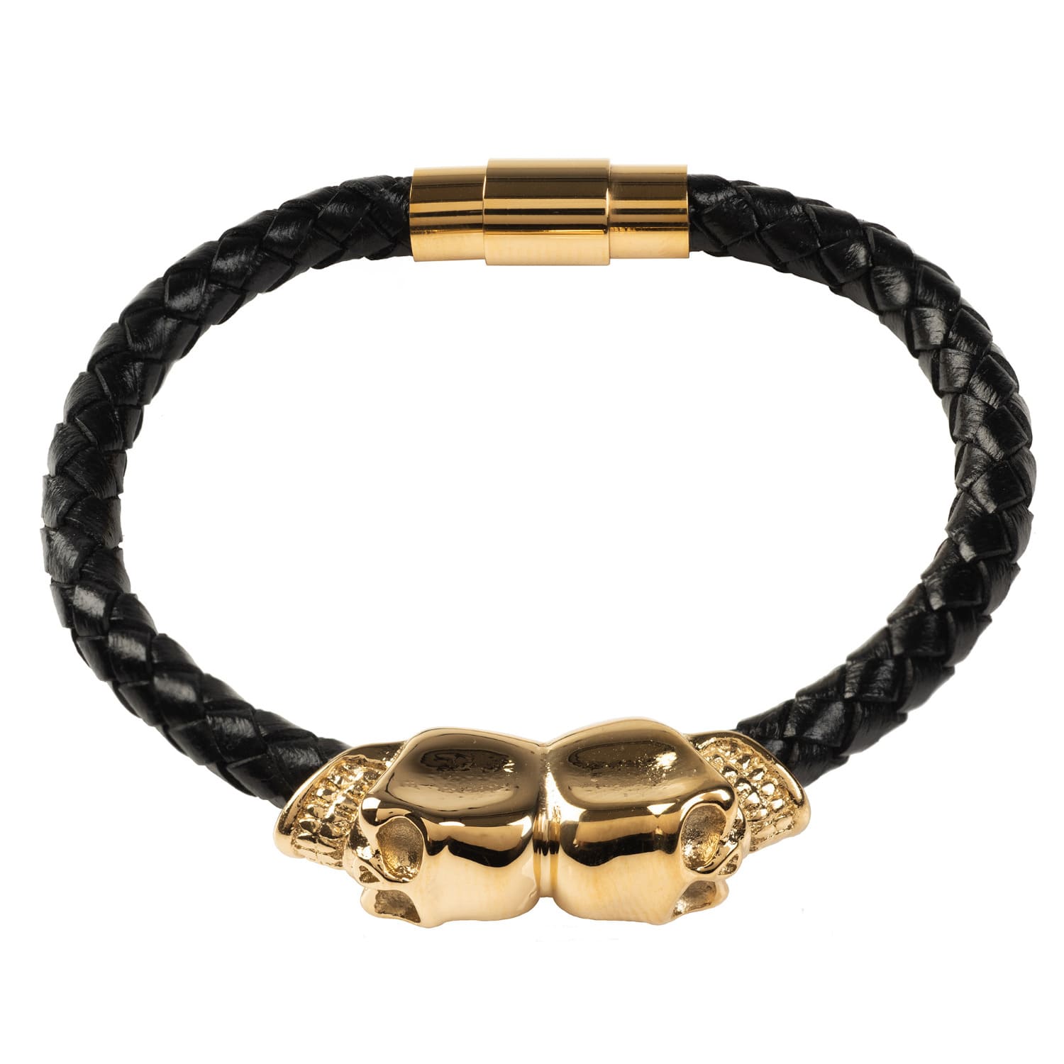 bracelet skull gold