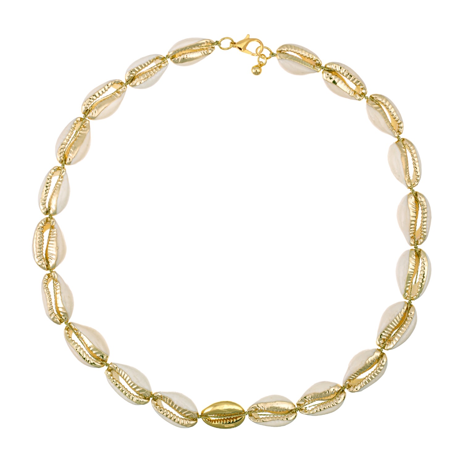 Women’s Shell Necklace - Gold Talis Chains