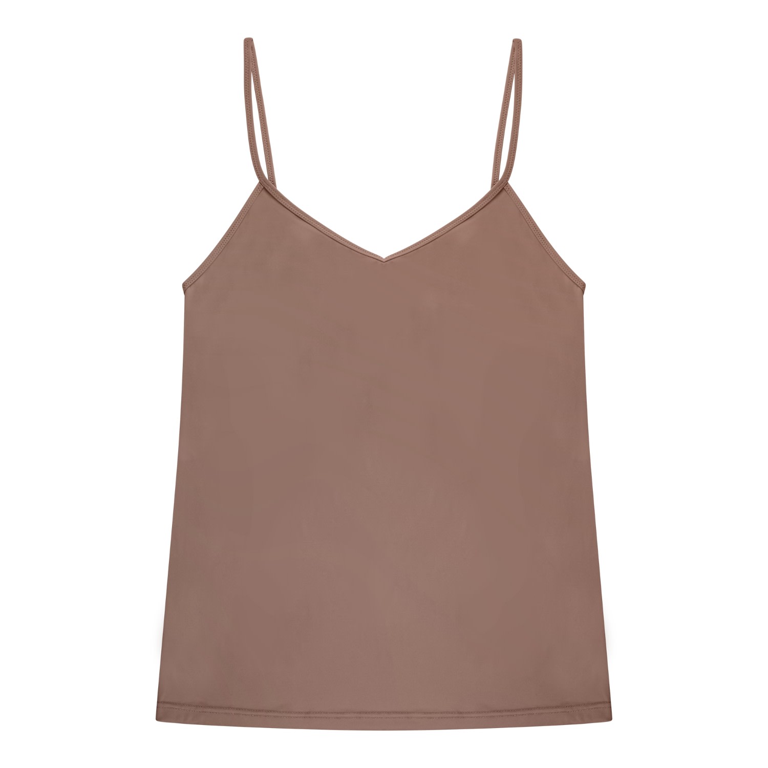 Uwila Warrior Women's Brown Soft Seamless Camisole - Toffee In Brown