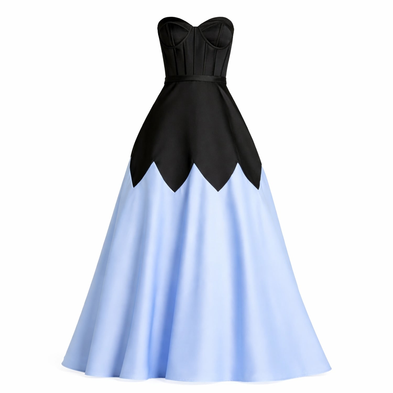 Mac Duggal Women's Strapless Satin Sweetheart Ball Gown In Multi