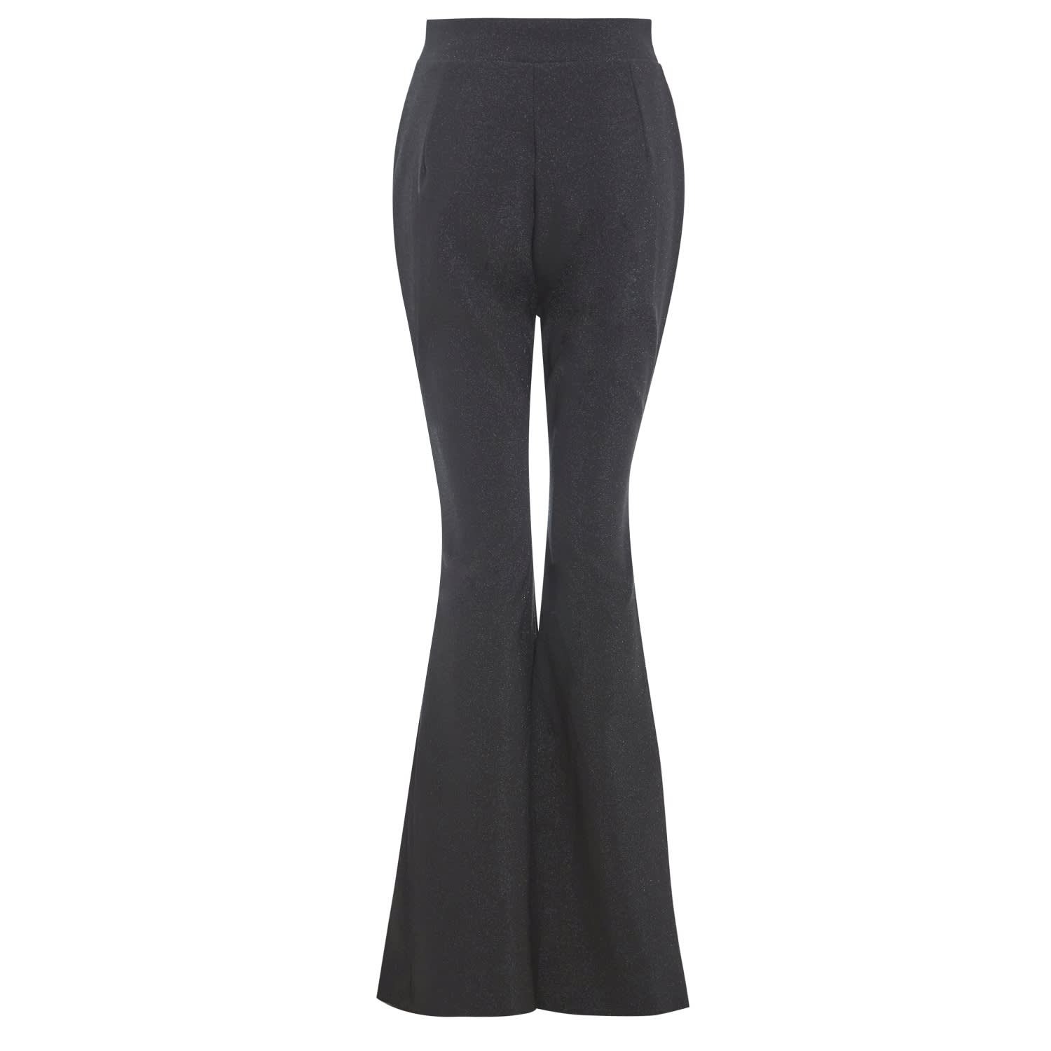 flare high waisted trousers