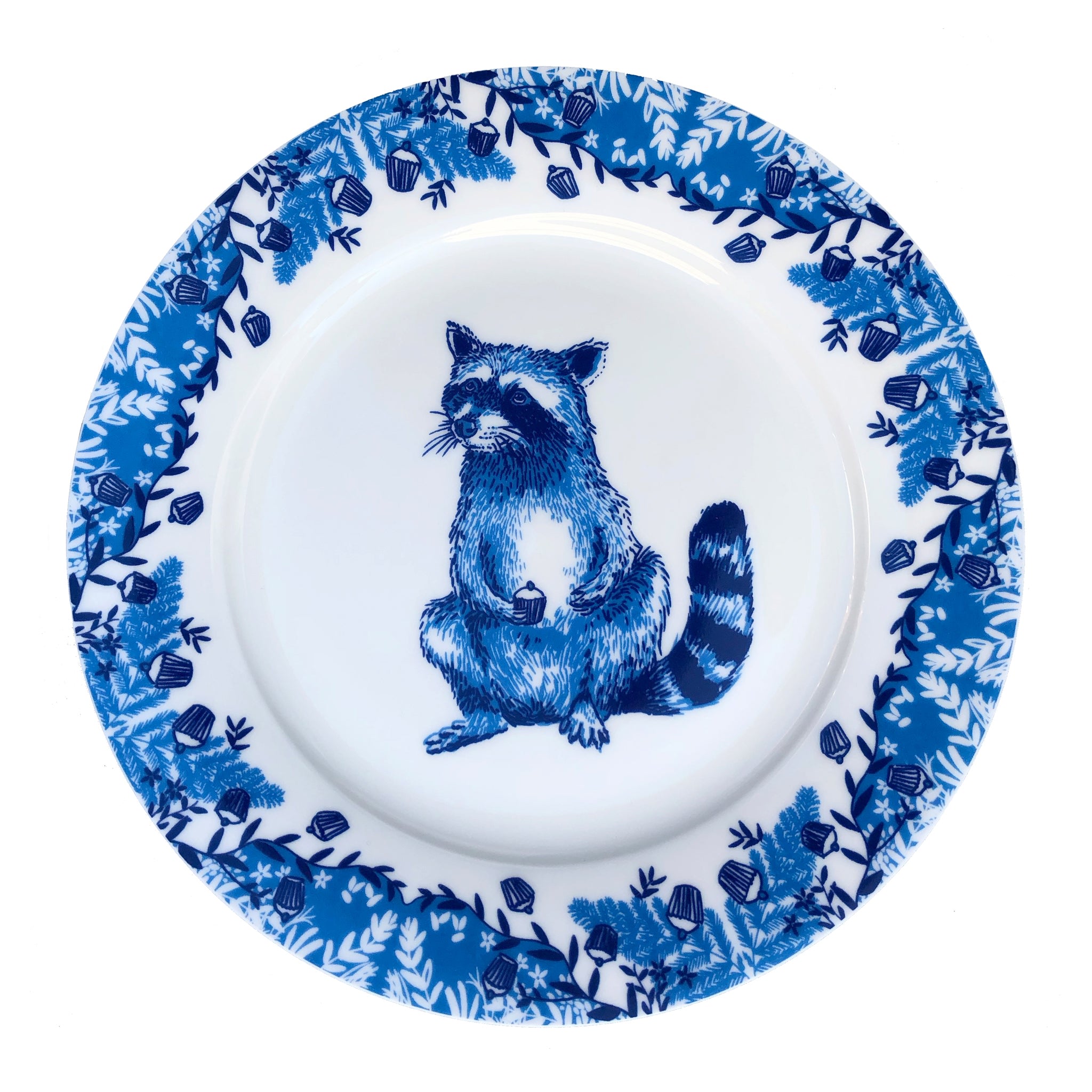 Raccoon Willow Side Plate One Size Jimbobart