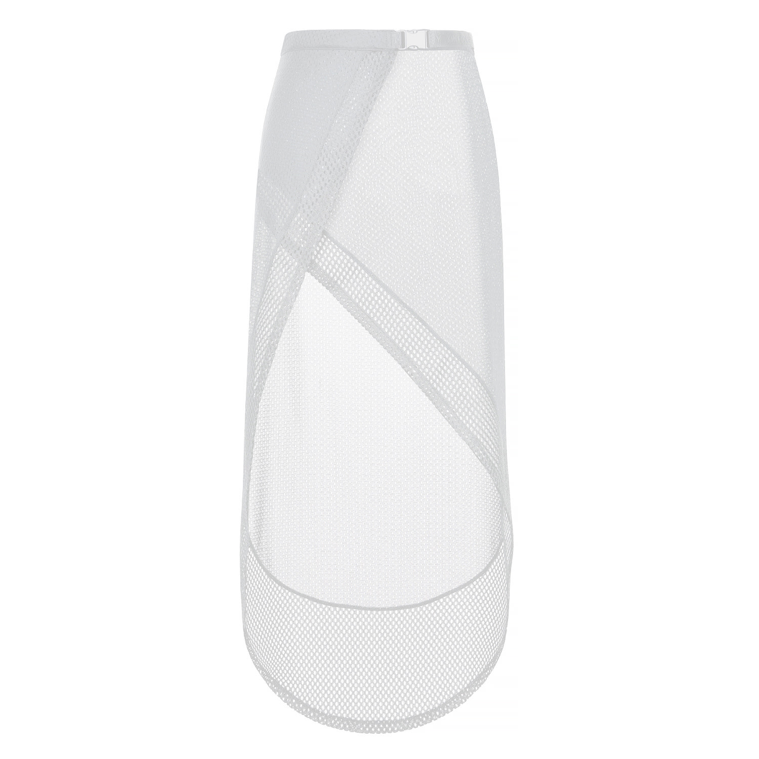 Kim Foley Women's White Drama Sarong Beach Cover-up Athletic Wrap Skirt In White