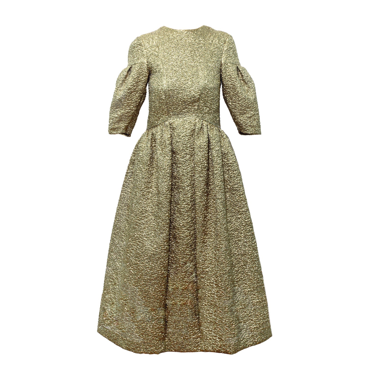 Karolina Ozolinsiute Women's Sparkling Gold Party Maxi Auriel Dress In Green