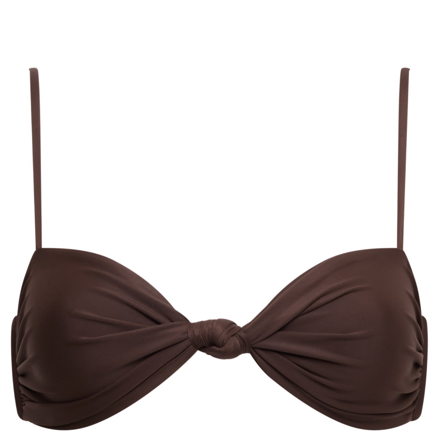 Women's Brown Bali Knot Top Chocolate | XXL | Donnaswim