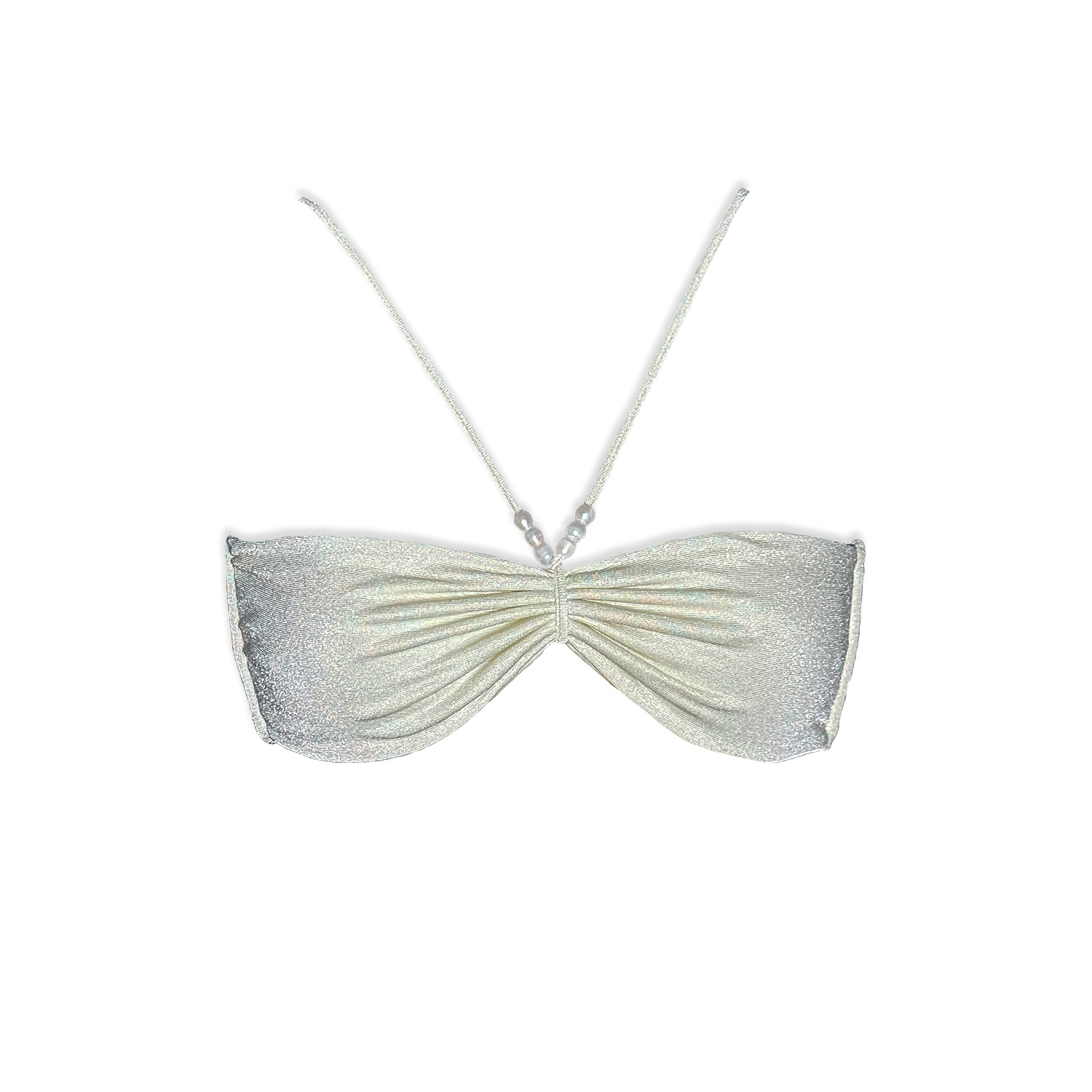 The Pearl Shimmer String Bikini Bottom - inBodi Swim