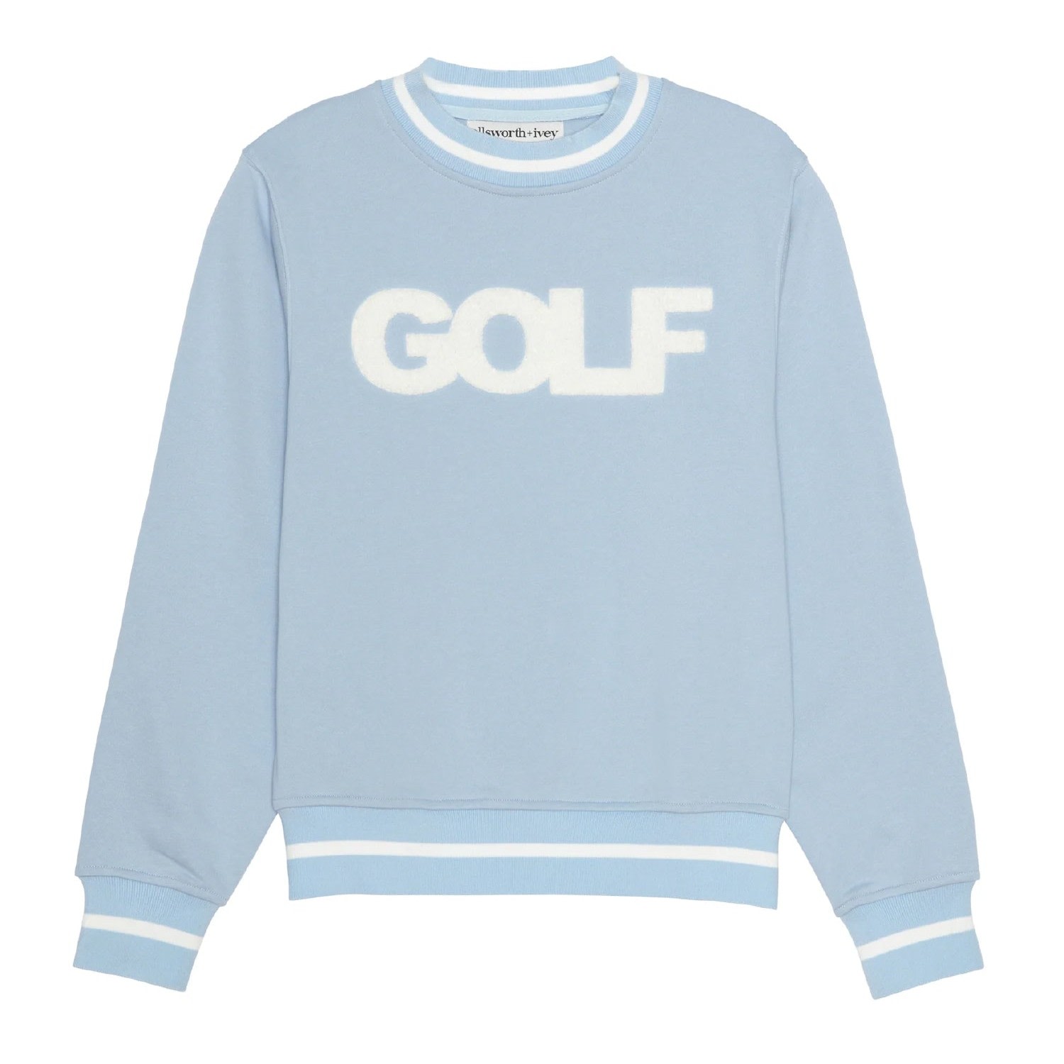 Ellsworth & Ivey Women's Elle Sweatshirt - Baby Blue Golf