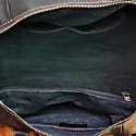 Touri Genuine Leather Holdall In Dark Brown In Dark