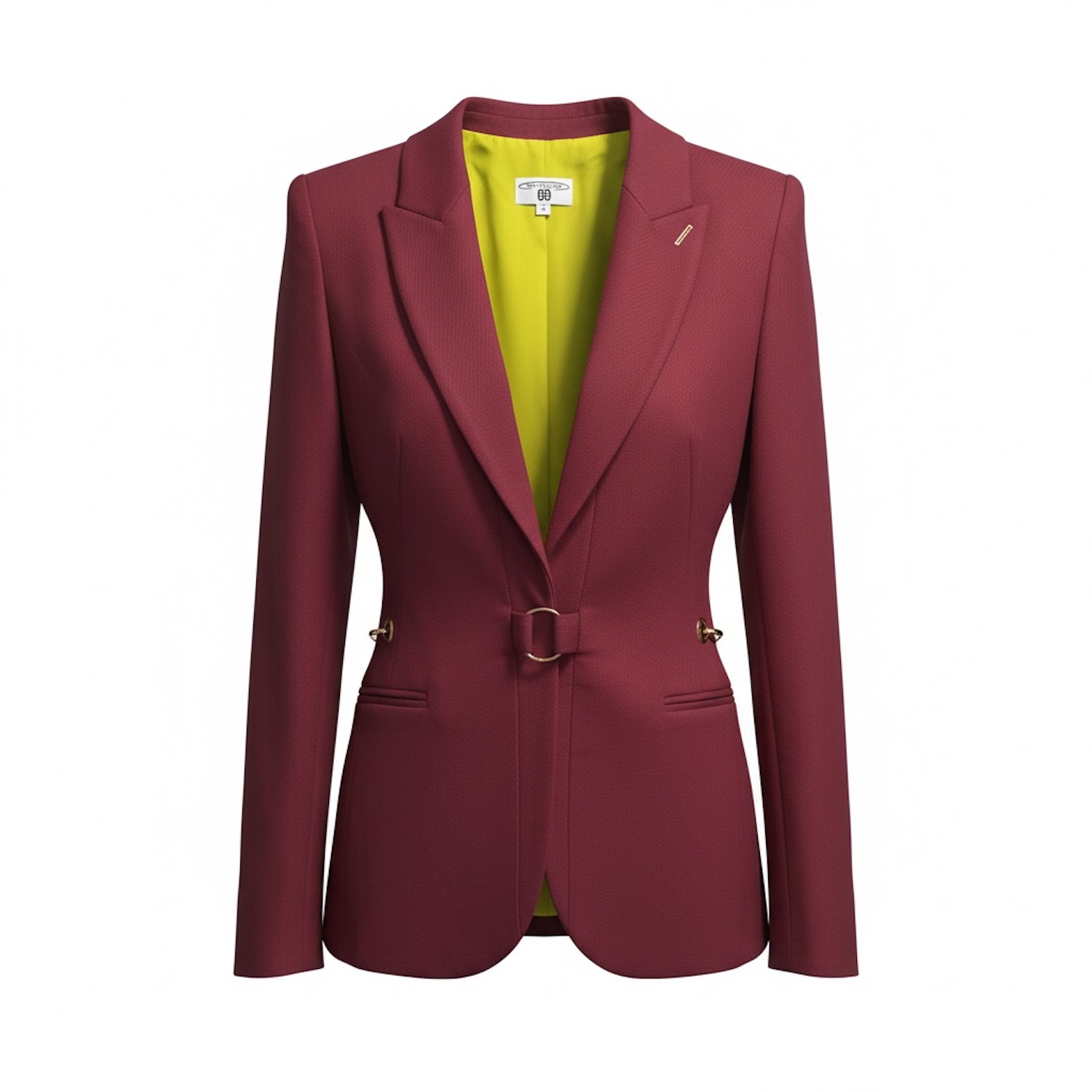 Women's Red The Saskya Blazer - Burgundy | Extra Small | Maison Vandoorne