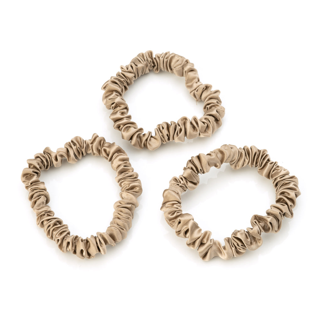 Women’s Blissy Skinny Scrunchies - Taupe One Size