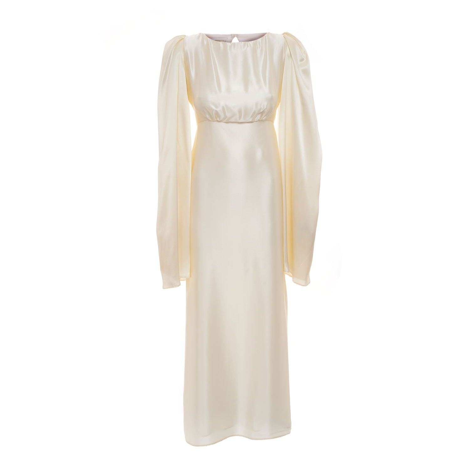Sofia Tsereteli Women's ‘l'amour' Long Silk Dress In White