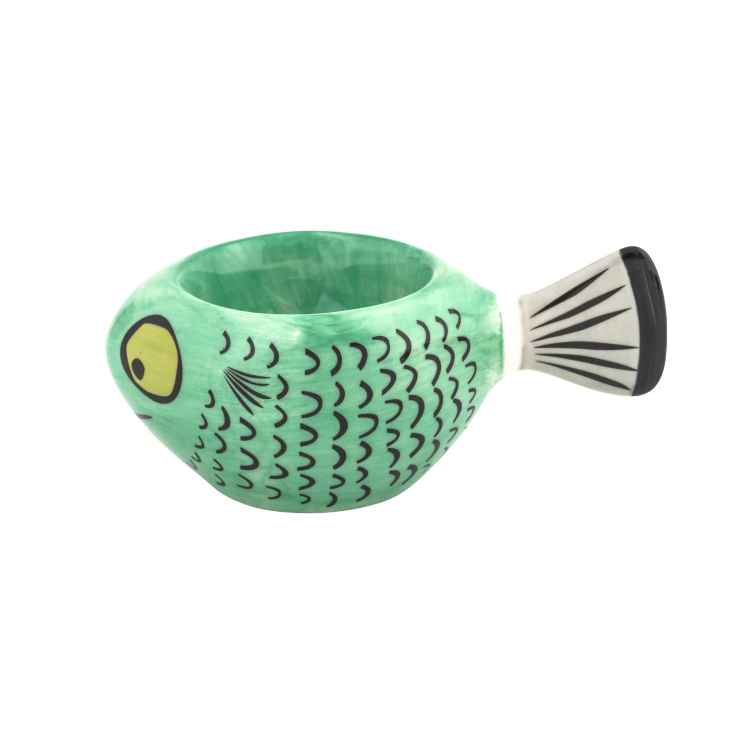 Green Fish Egg Cup Hannah Turner