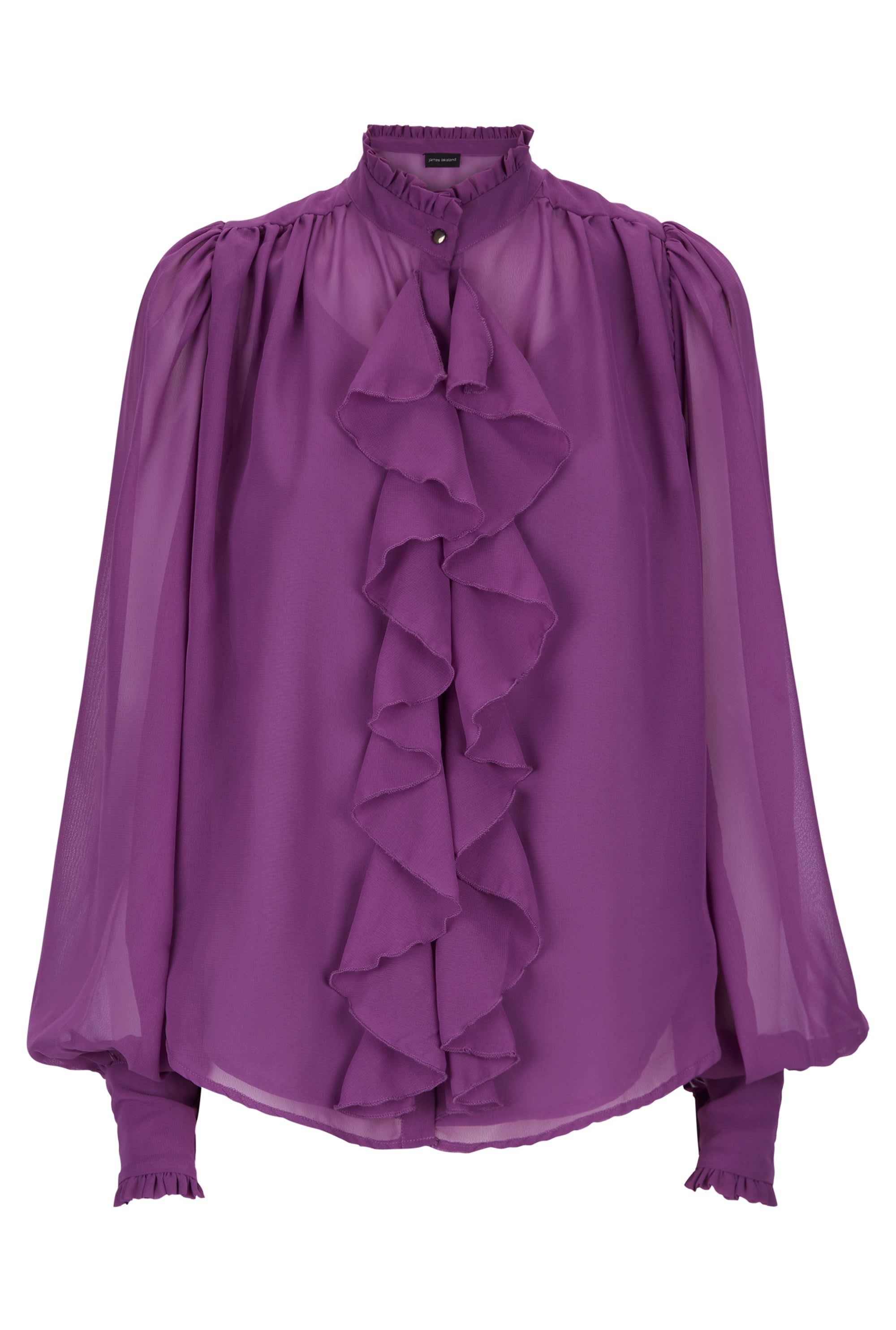 purple chiffon blouse