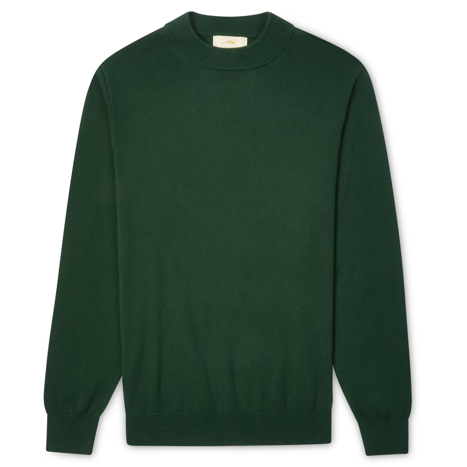 Shop Burrows And Hare Men's Mock Turtle Neck - Green