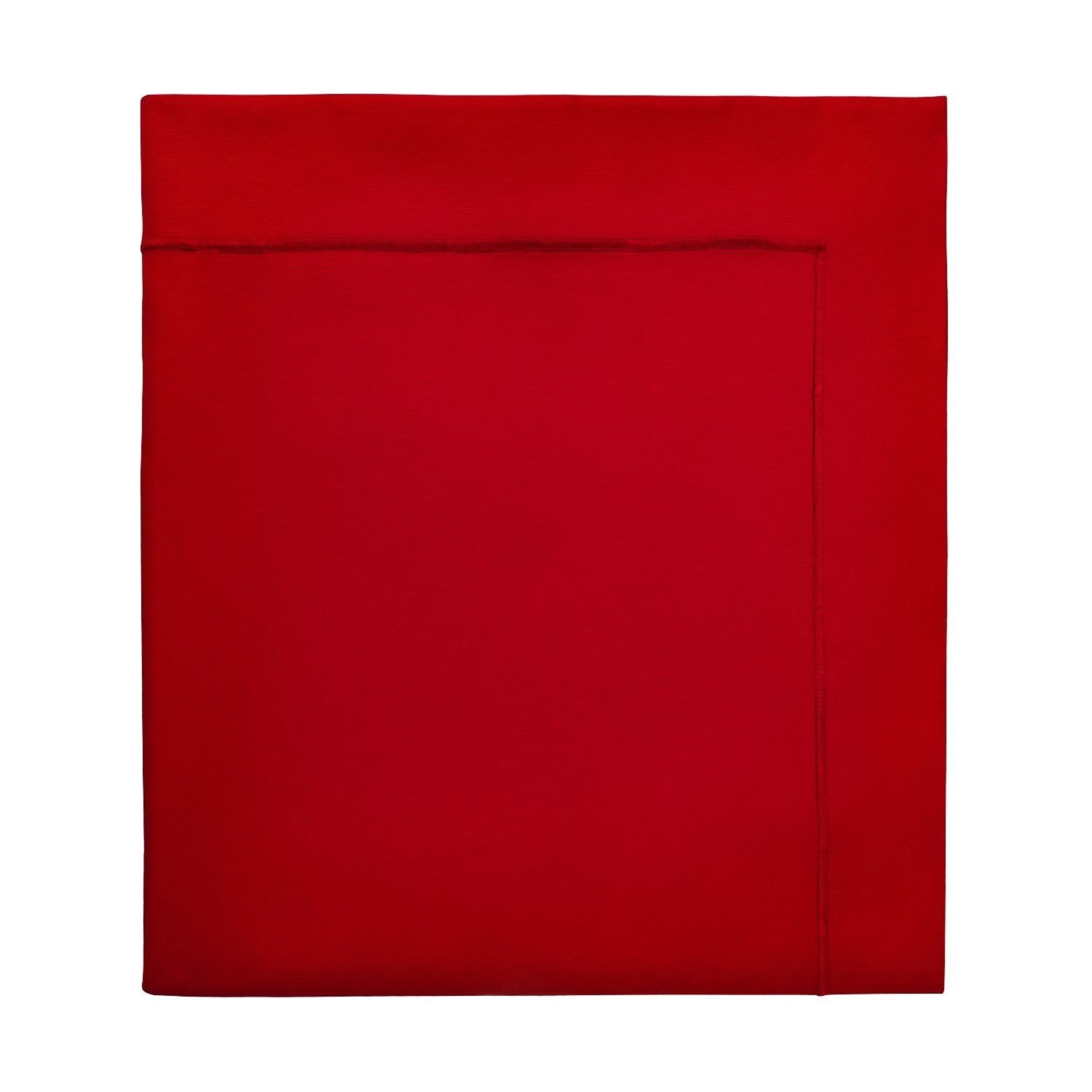 Km Home Collection Red Velvet Cotton Tablecloth - Christmas Collection In Red