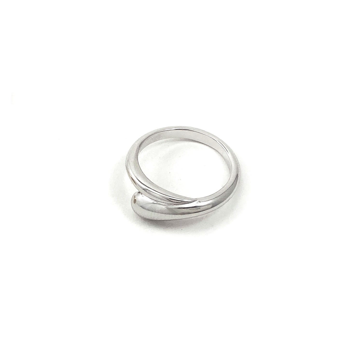 Women’s Droplet Ring - Silver Biko