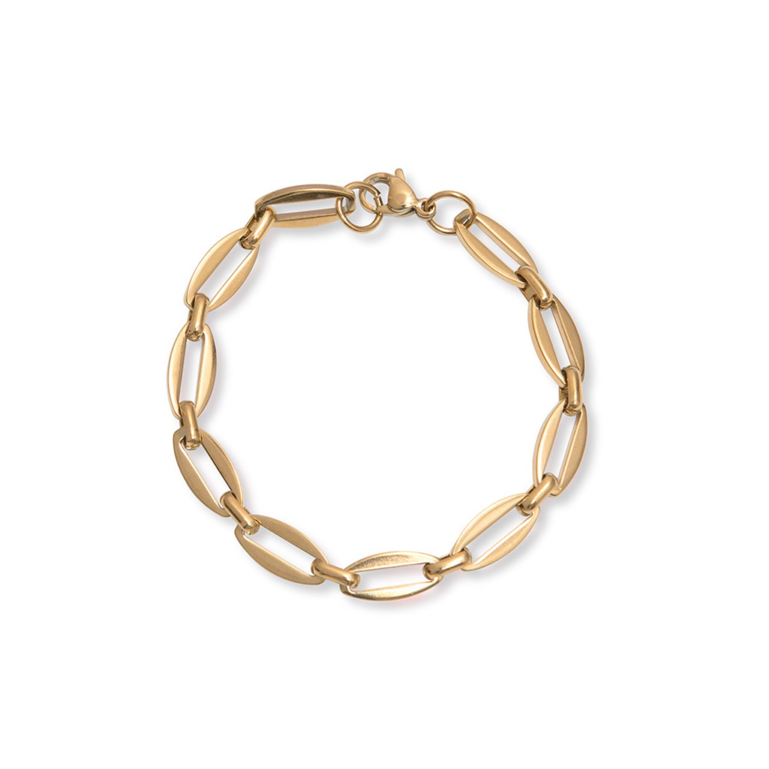 A Weathered Penny Women's Gold Link Chain Bracelet