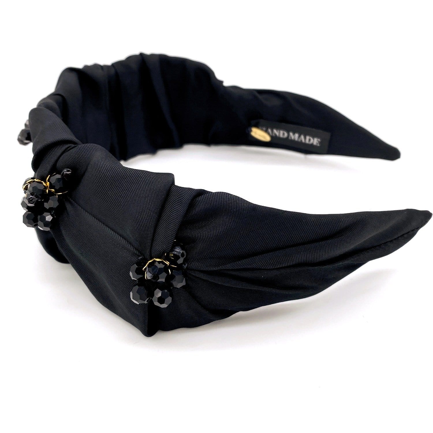 Women's Black Marigold Handmade Headband | Adiba