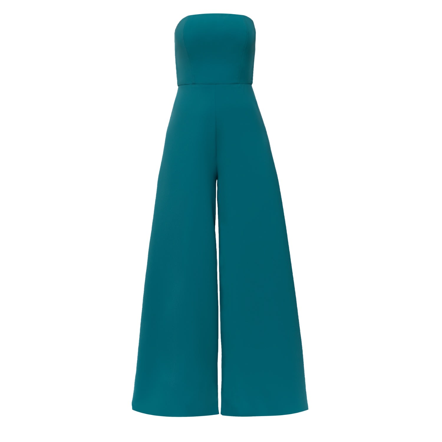 Nomi Fame Women's Sarah Green Palazzo Pant Corset Jumpsuit In Green