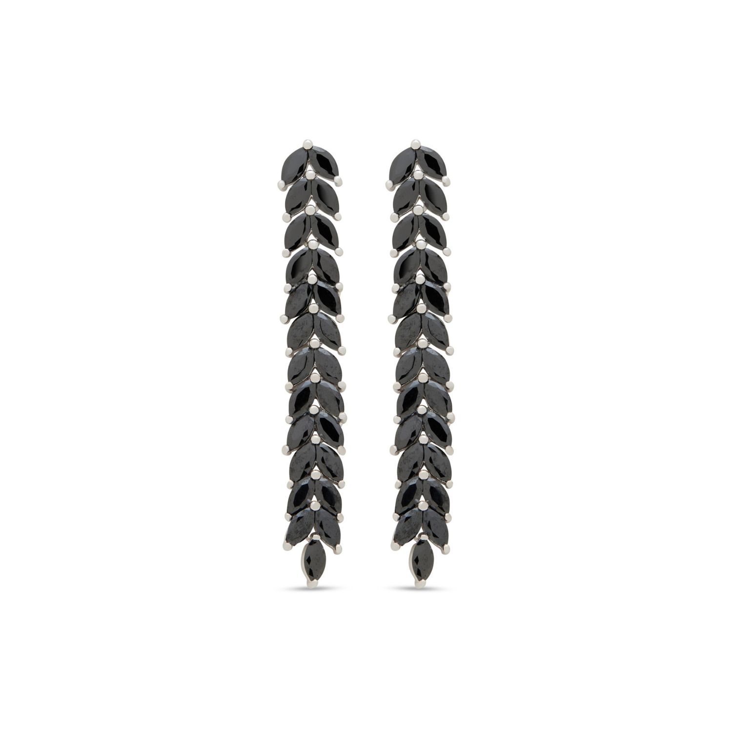 Stephanie Browne Australia Women's Black Bobbi Earrings - Jet Crystal