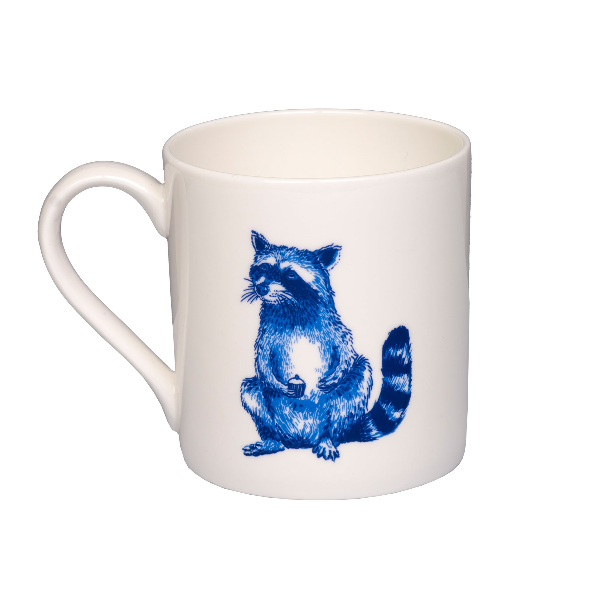 Jimbobart Raccoon Willow Mug In White