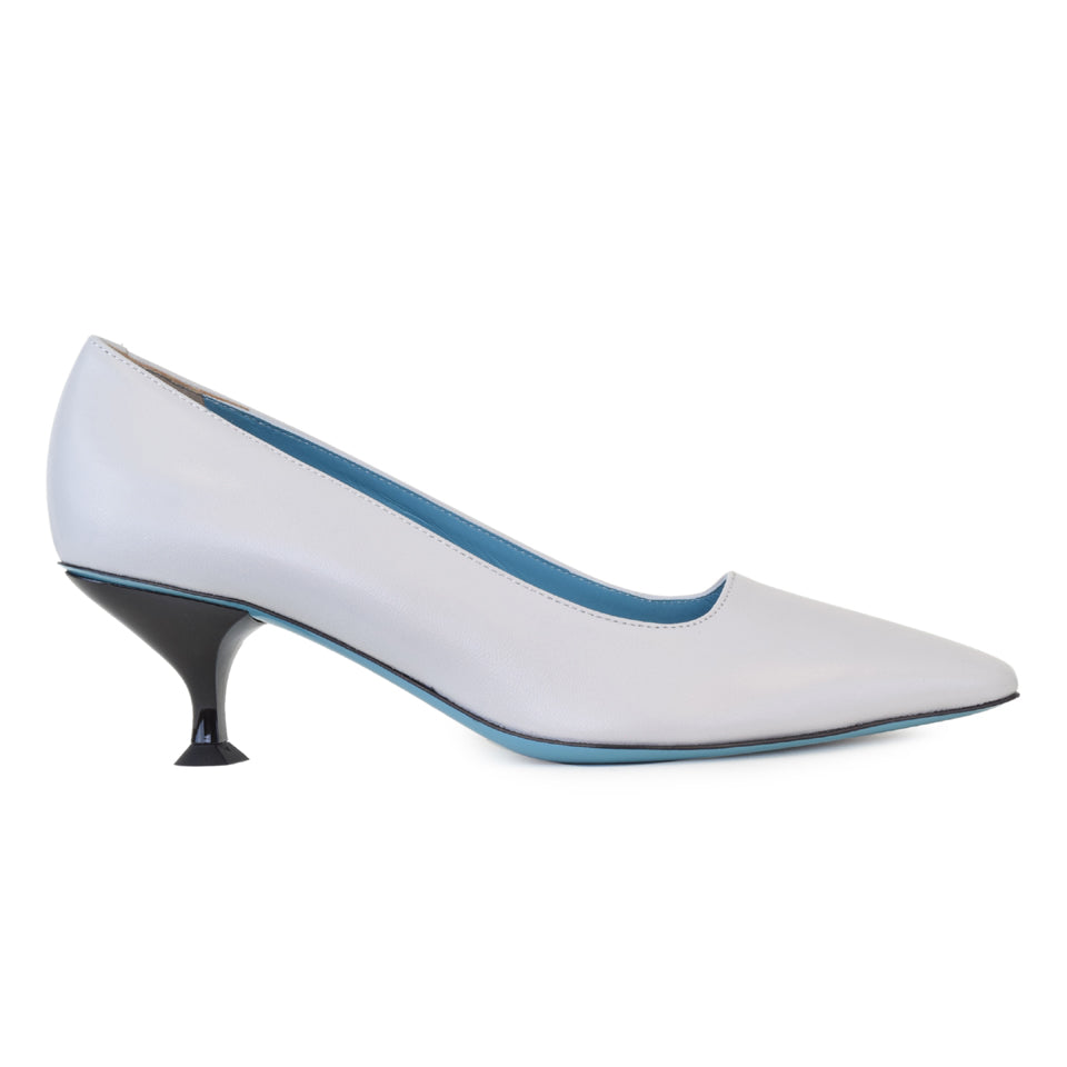 Valentina Rangoni Women's White Divina Pump Ice Parmasoft In Blue