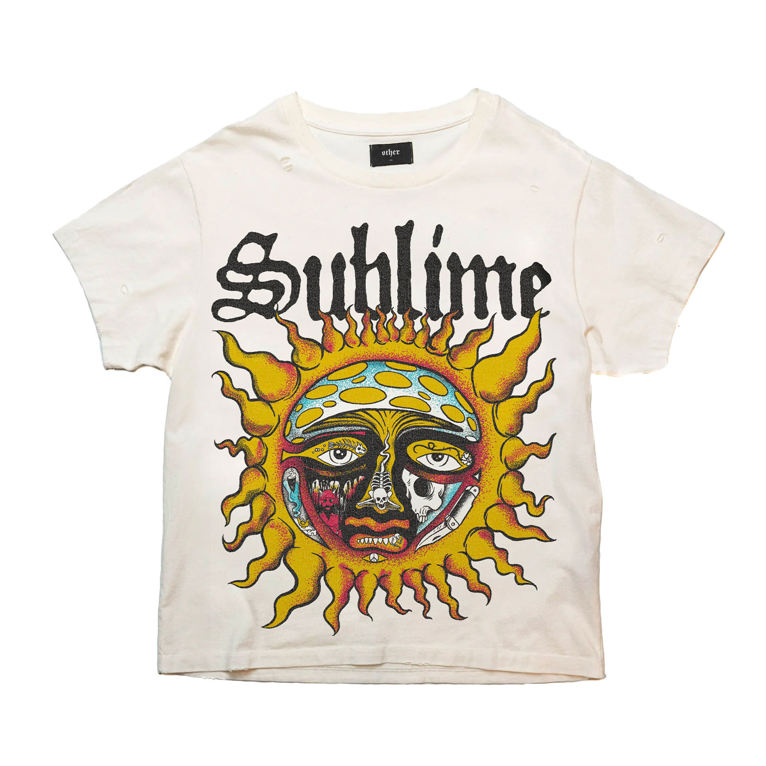 Women’s Sublime - Nineteen Ninety-Five Tour - Vintage Band T-Shirt - White Blonde XXL OTHER UK