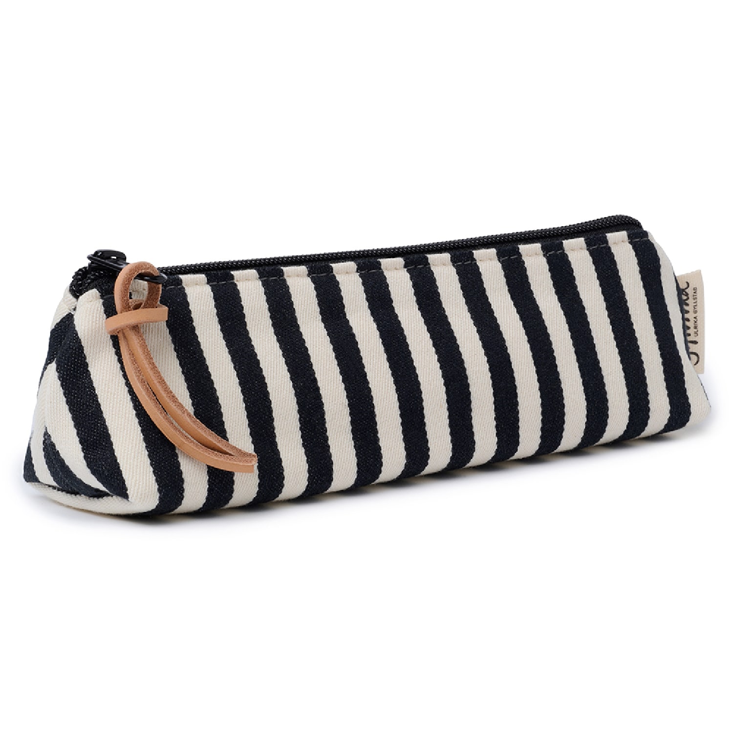 Black / White Bea Stripe Black Pen & Brush Case Gyllstad