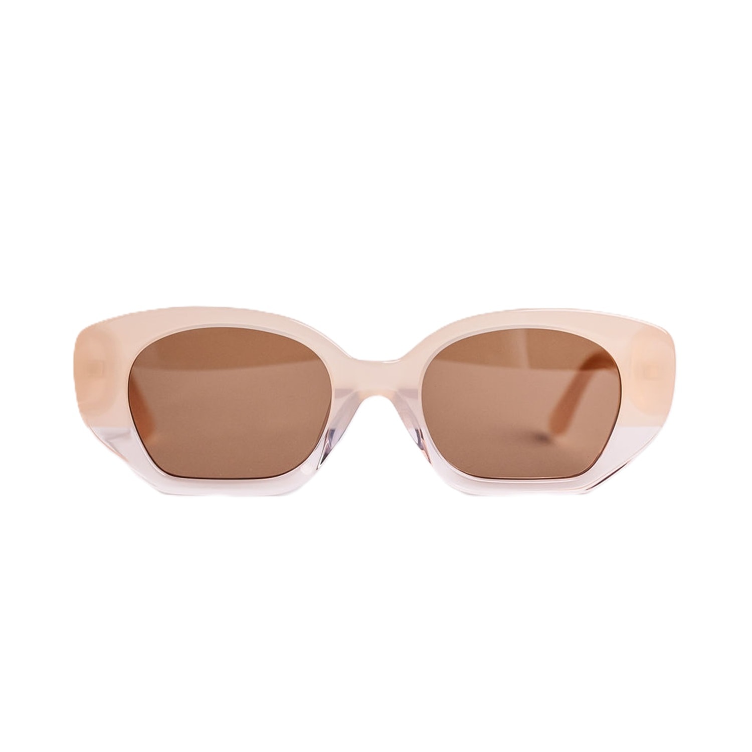 We The Stars Women's Pink Ra's Radiance Sunglasses In Brown