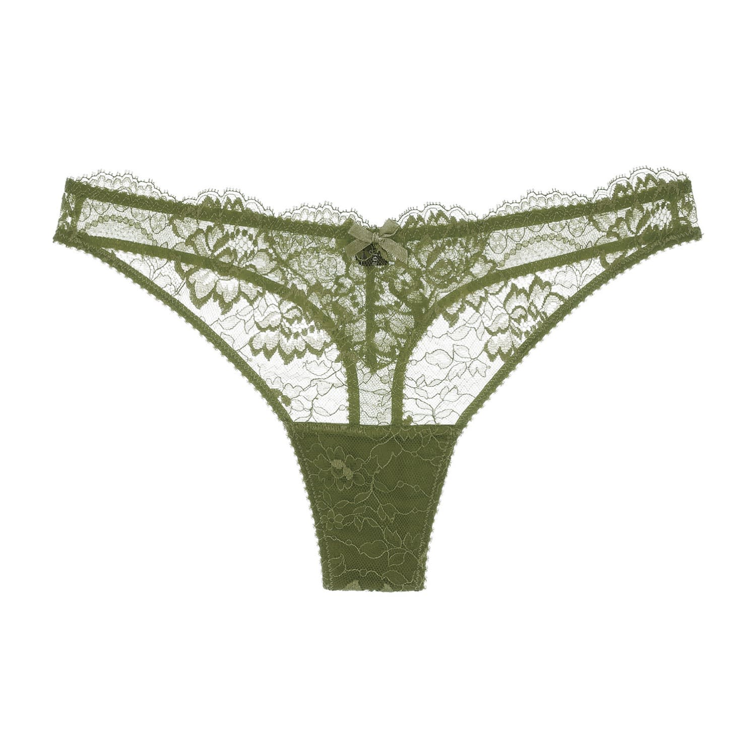 Journelle Isabel Thong In Green