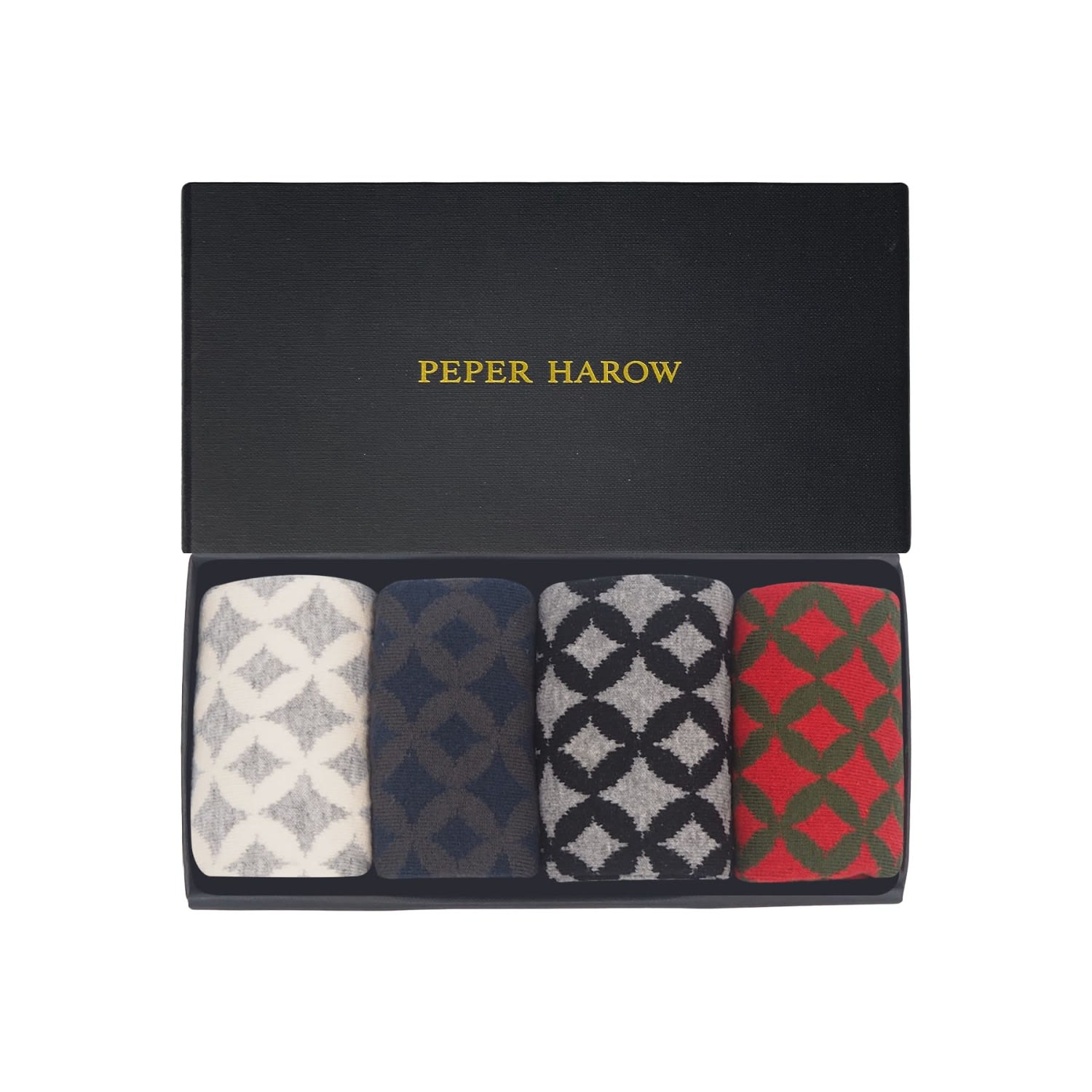 Peper Harow - Made In England Men's Mosaic Men's Socks Gift Box