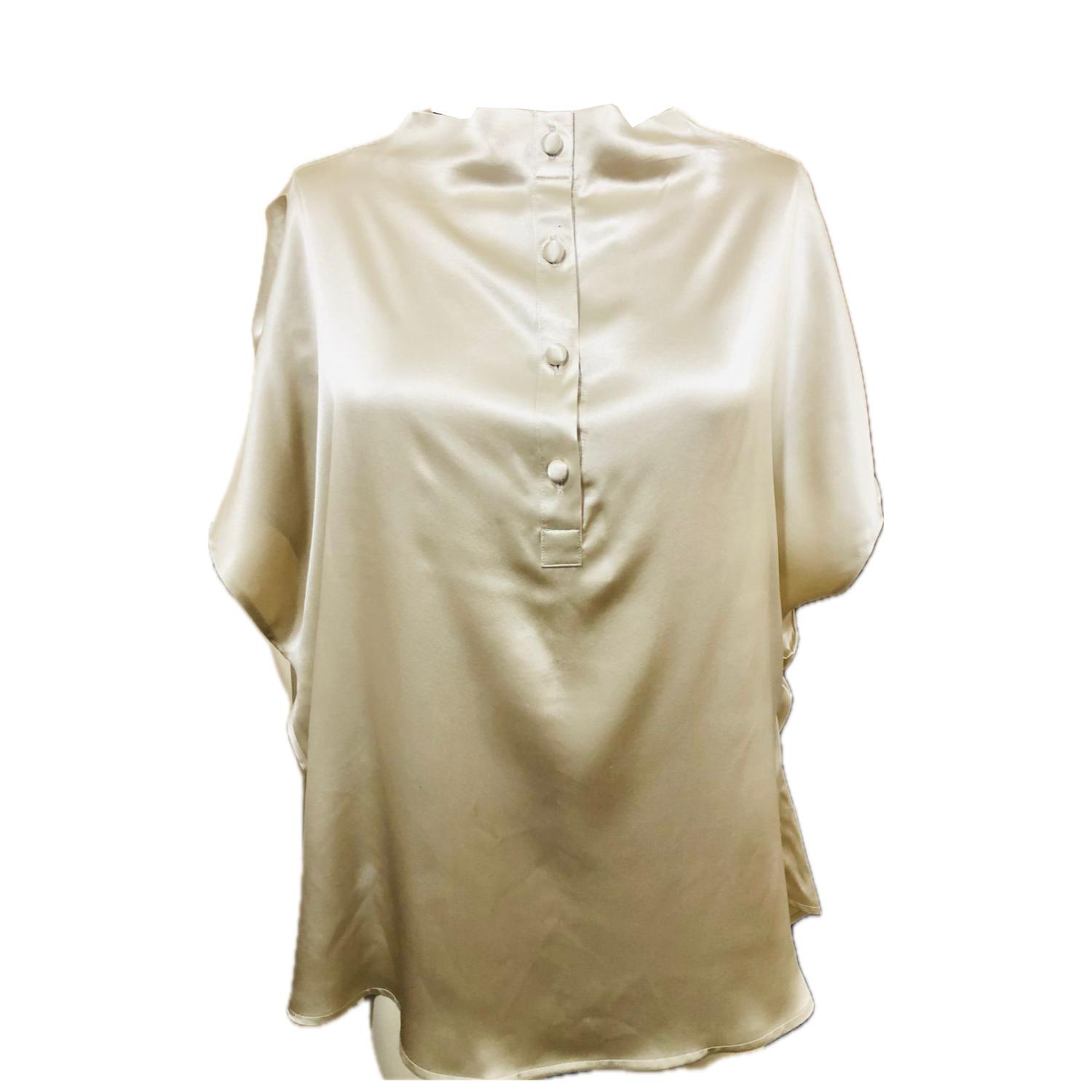Anuk Women's White Srija Blouse - Oyster
