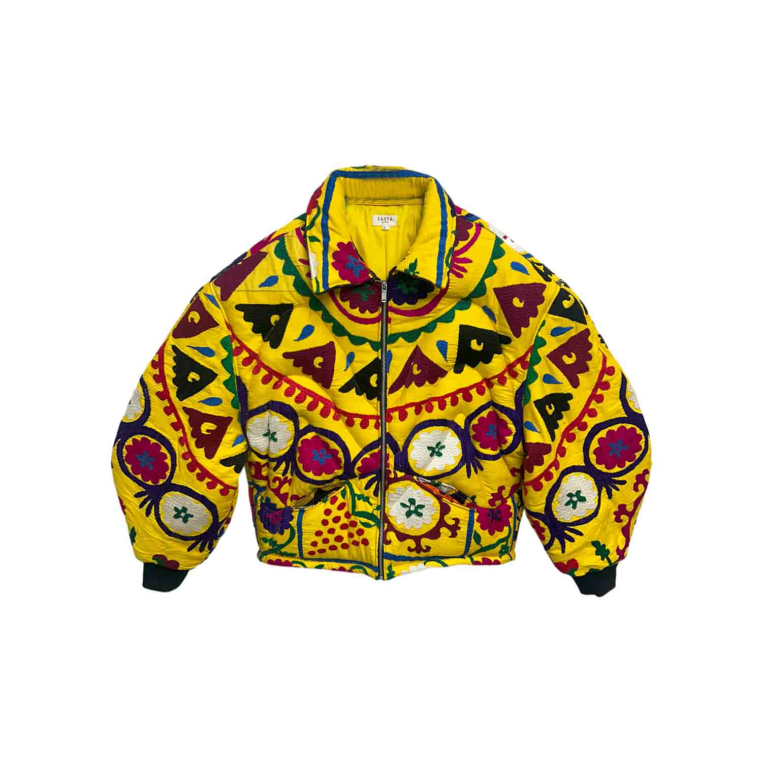 Zasta Studio Men's Unknown Tapestries Cotton Blend Bomber Large