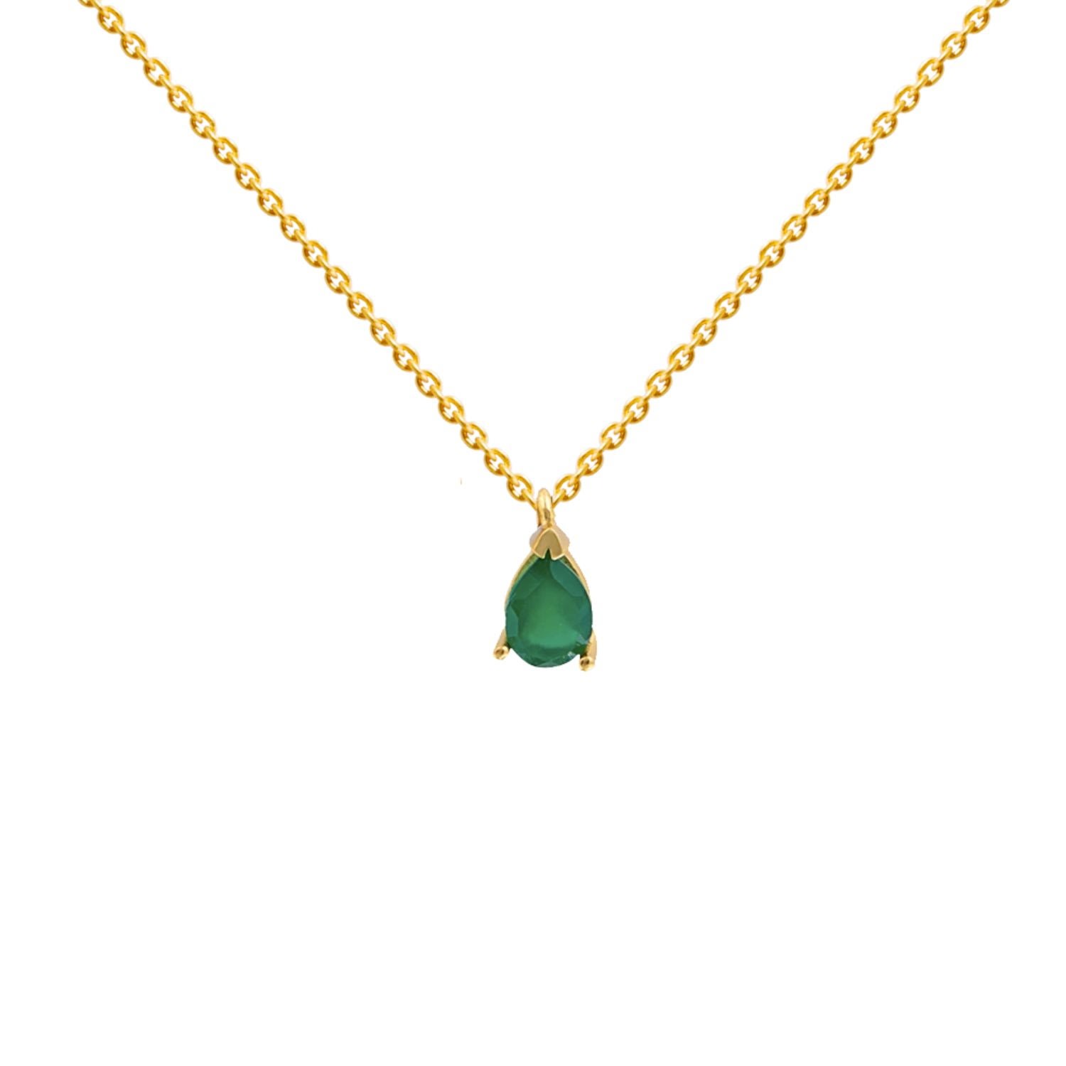 Lavani Jewels Women's Green / Gold Green Pride Mini Necklace