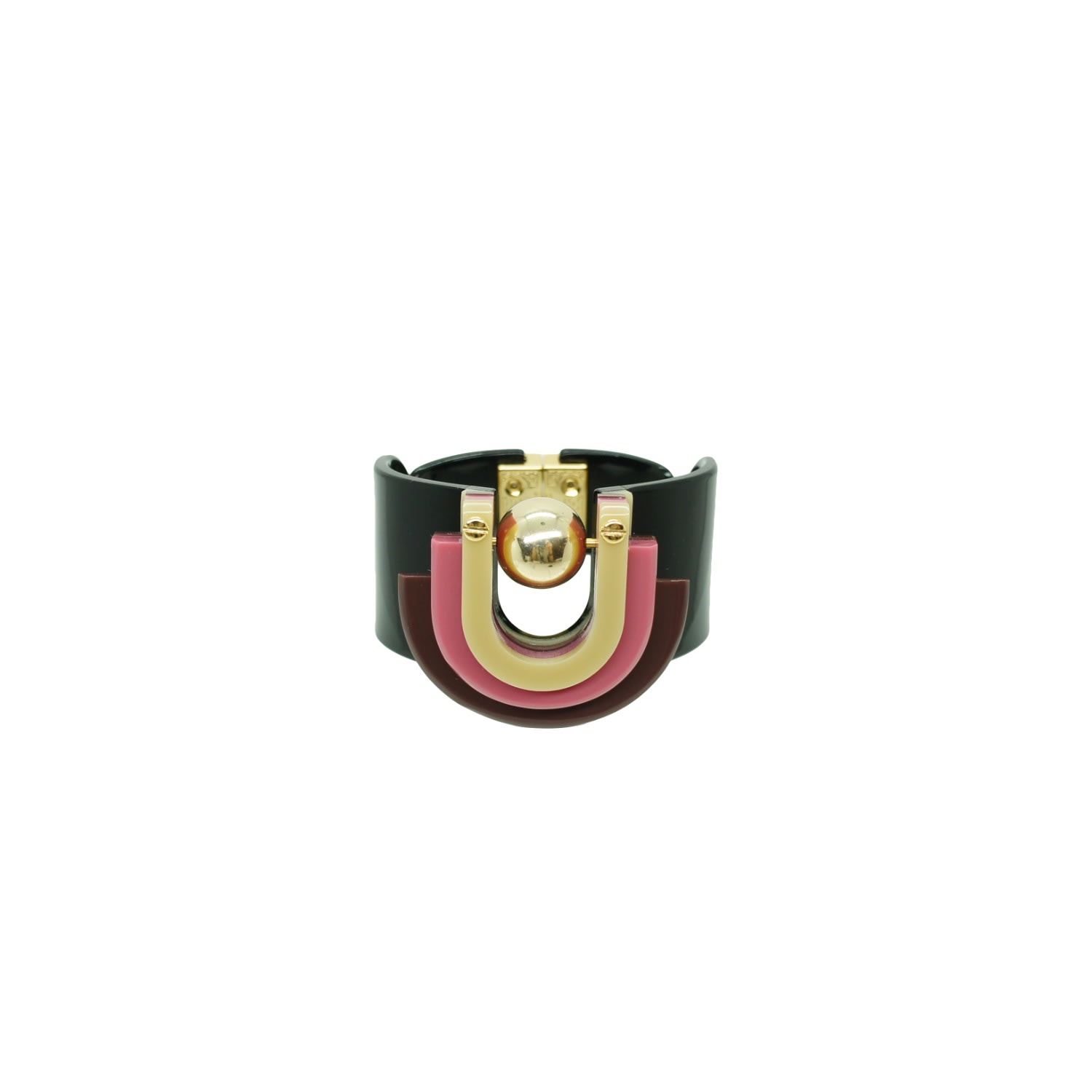 Gissa Bicalho Women's Handmade Acrylic Bracelet Craft Verner - Multicolour