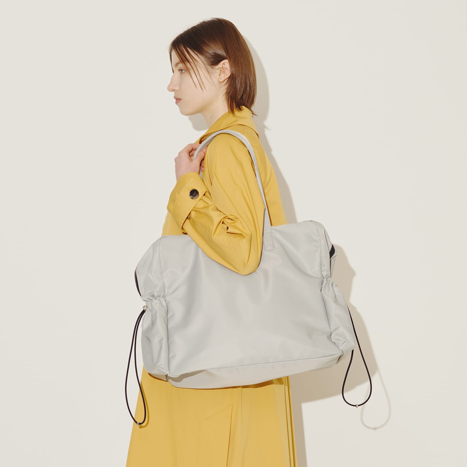 ショルダーバッグ・ポシェット HAHARCHIVE Hybrid tote shoulder bag silver Hybrid Tote Shoulder Bag - Silver | HAH ARCHIVE | Wolf & Badger