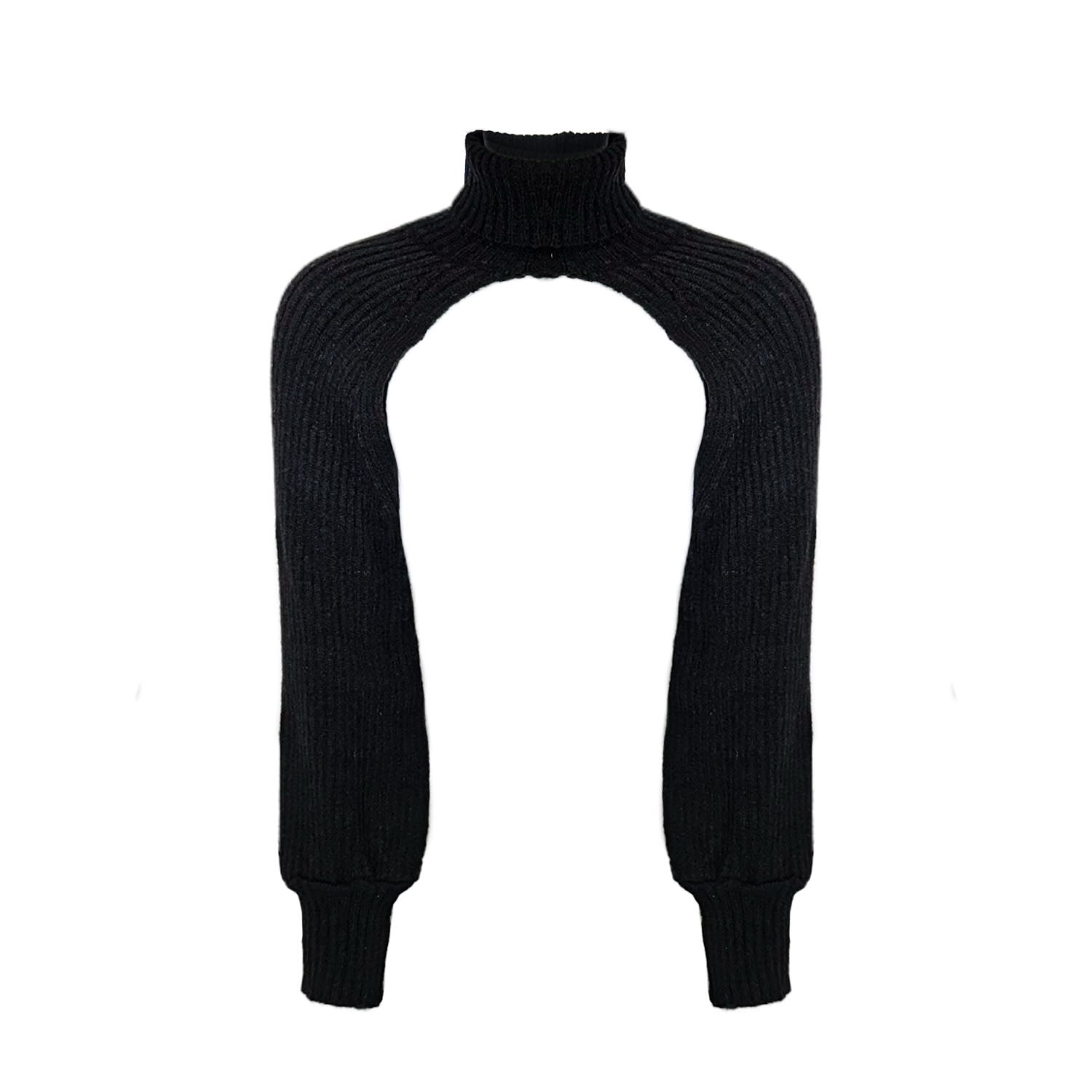 Chuks Collins Women's Black / Red / Neutrals Black Halo Knitwear Long Sleeves In Black/red