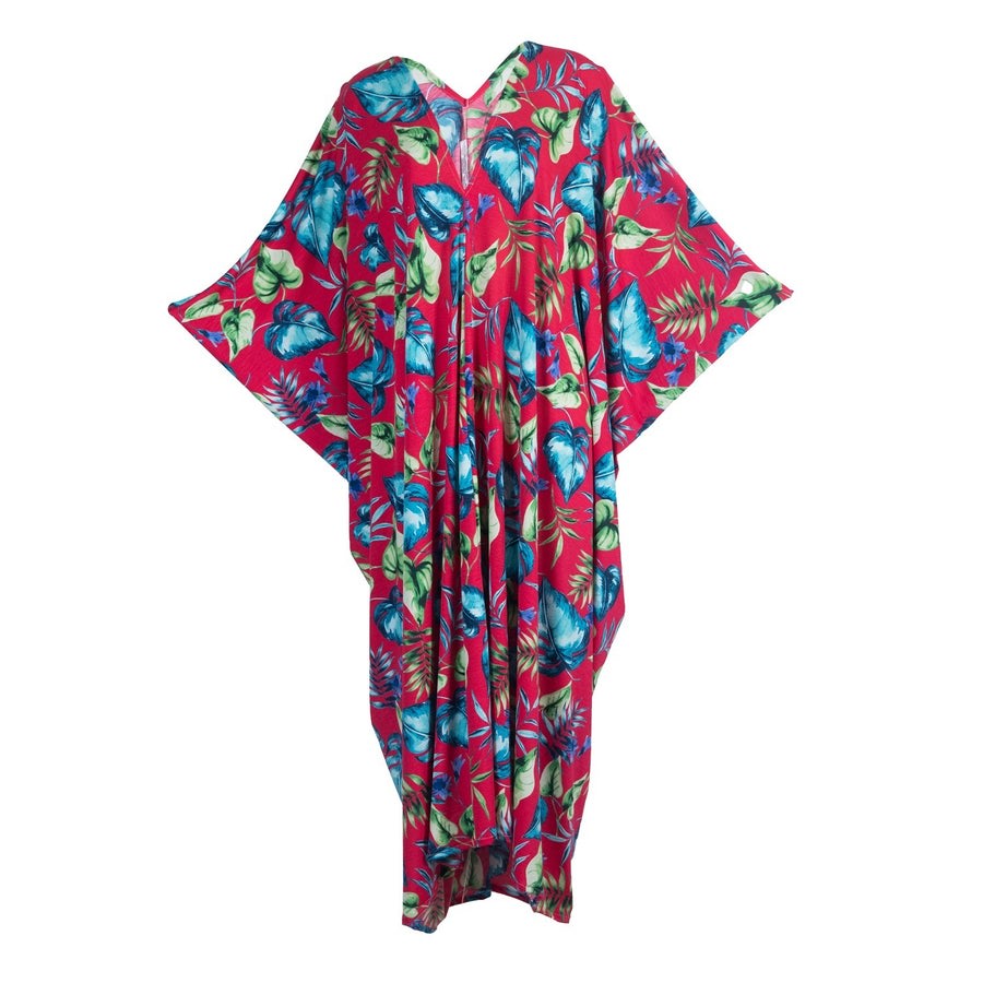 Women’s Surfer Rosa Caftan Kaftan Dress One Size Jennafer Grace