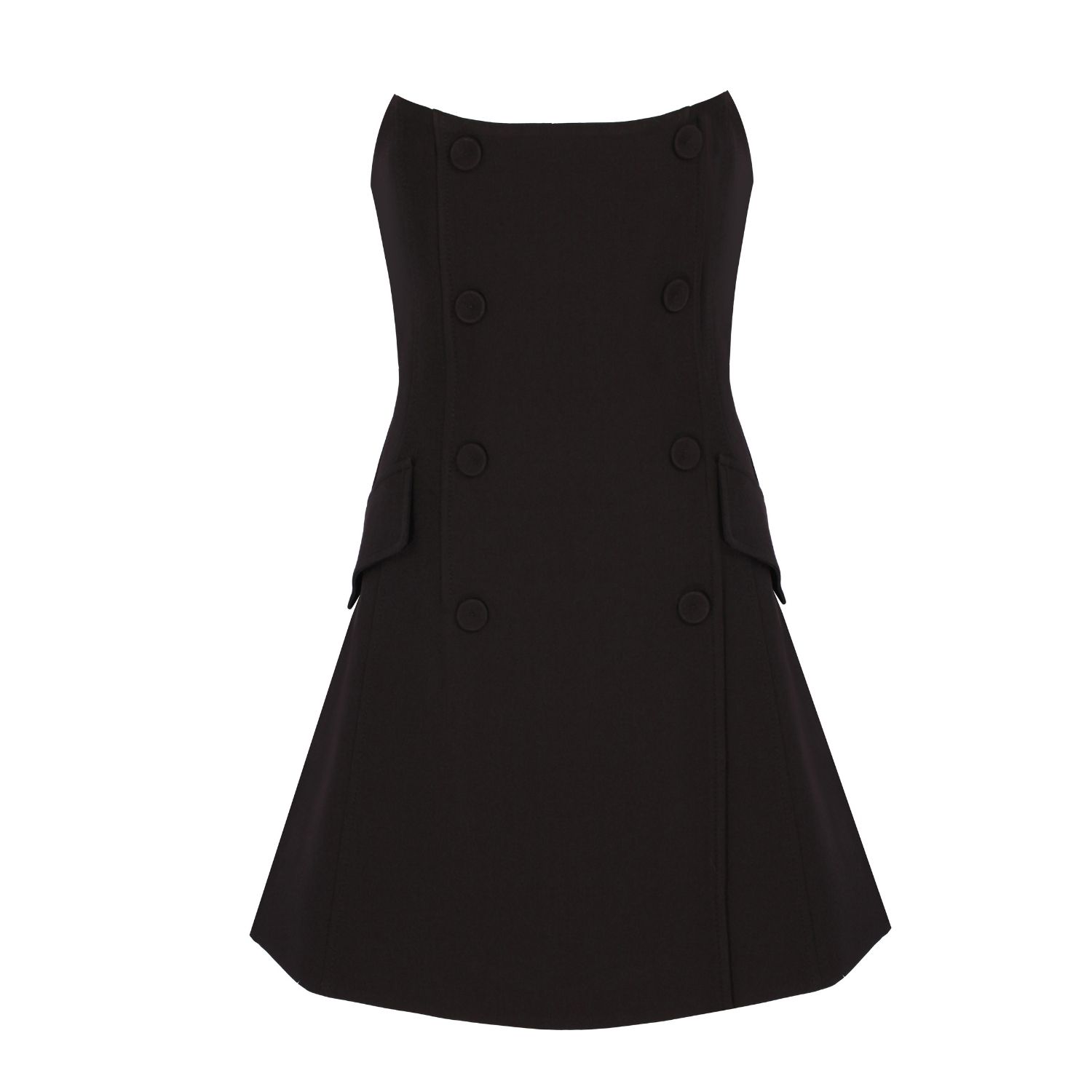 Women’s Obsidian - Black Mini Dress Extra Small Lunaire Studio