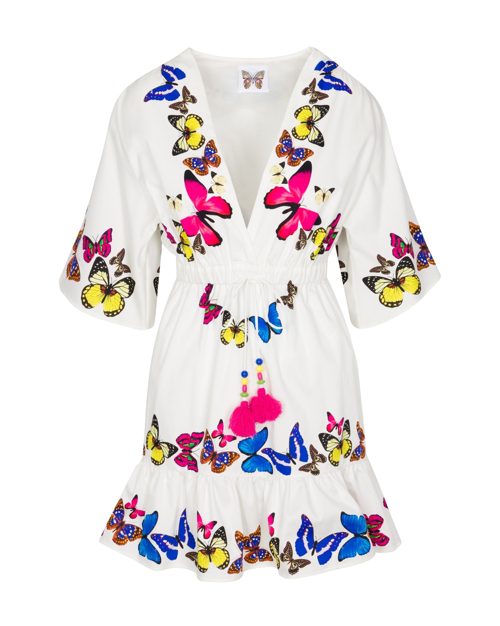 Women’s White The Mariposa Dress 4Xs Meghan Fabulous