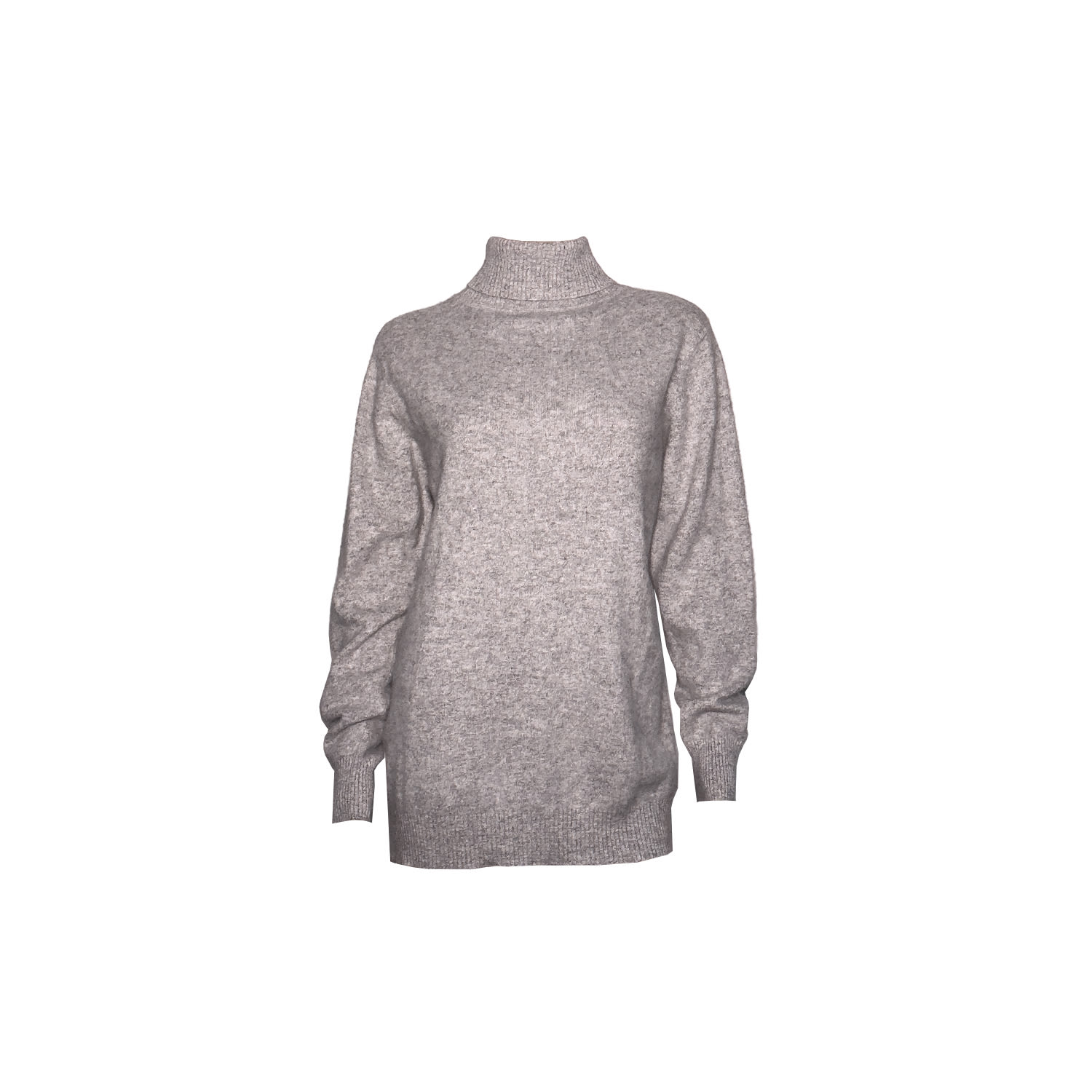 Chanel Joan Elkayam Women's Neutrals / Grey Grey Cashmere Turtleneck Sweater In Grey