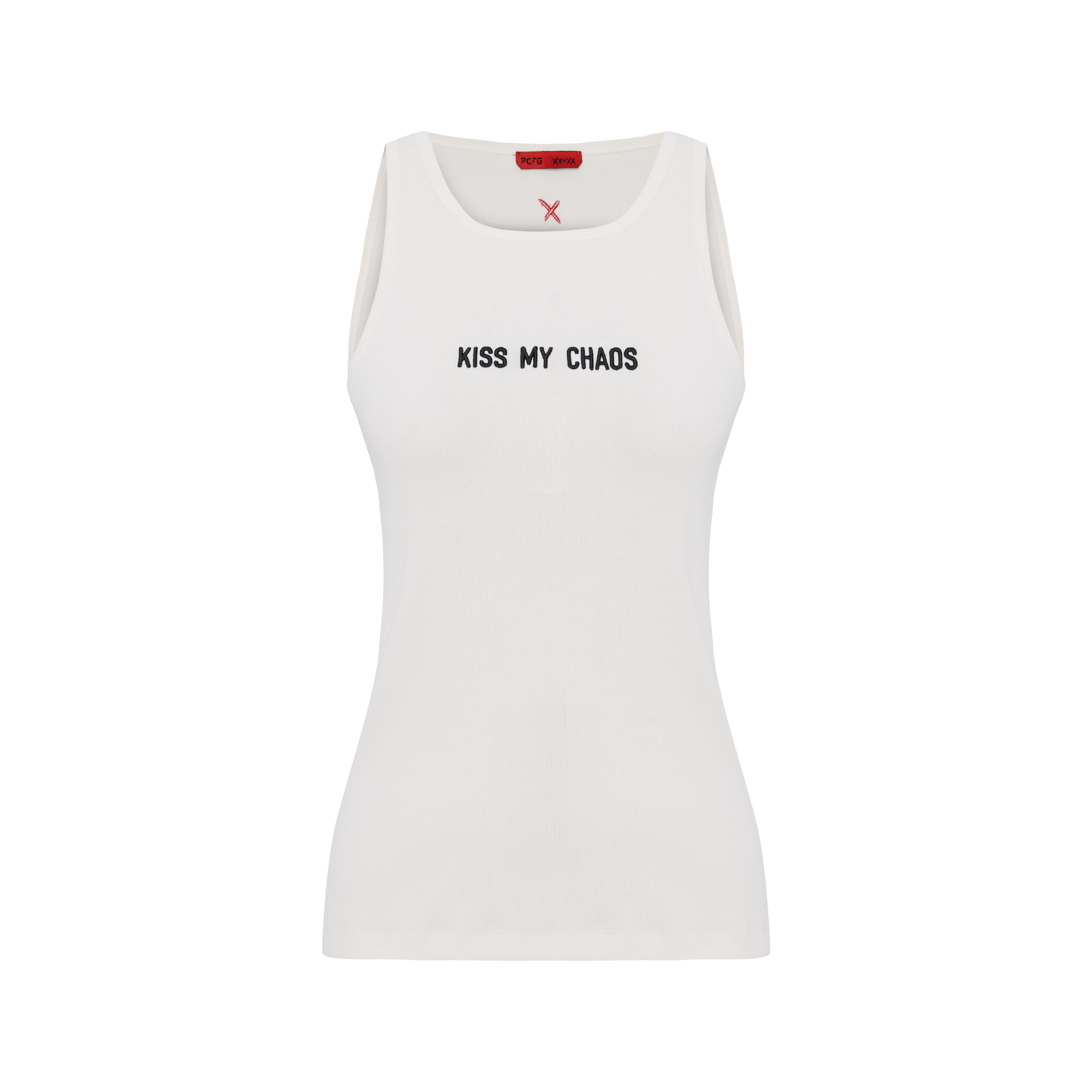 Pcfg Men's Cotton Rib Tank Top - White In White