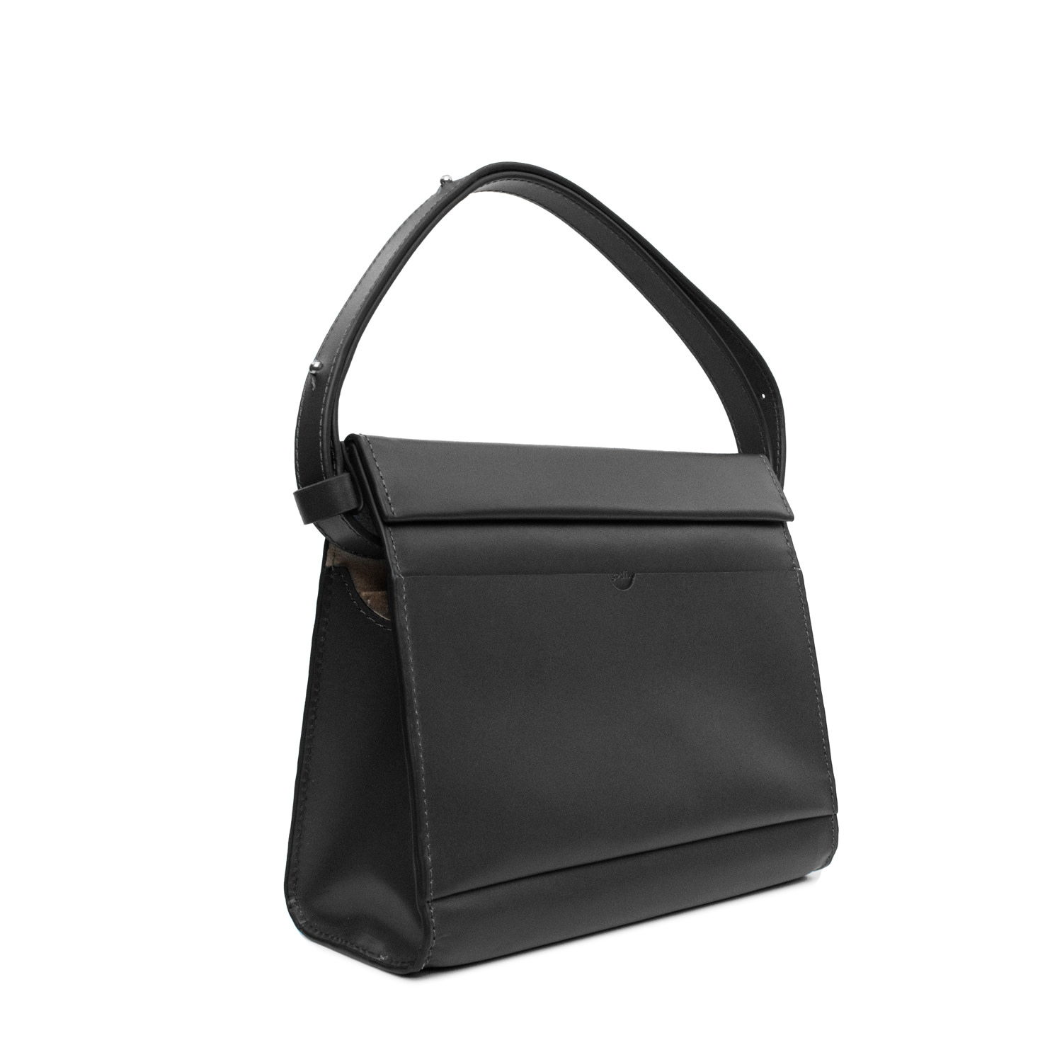 Godi. Women's The Christy Handmade Adjustable Mini Shoulder Bag - Black In Black