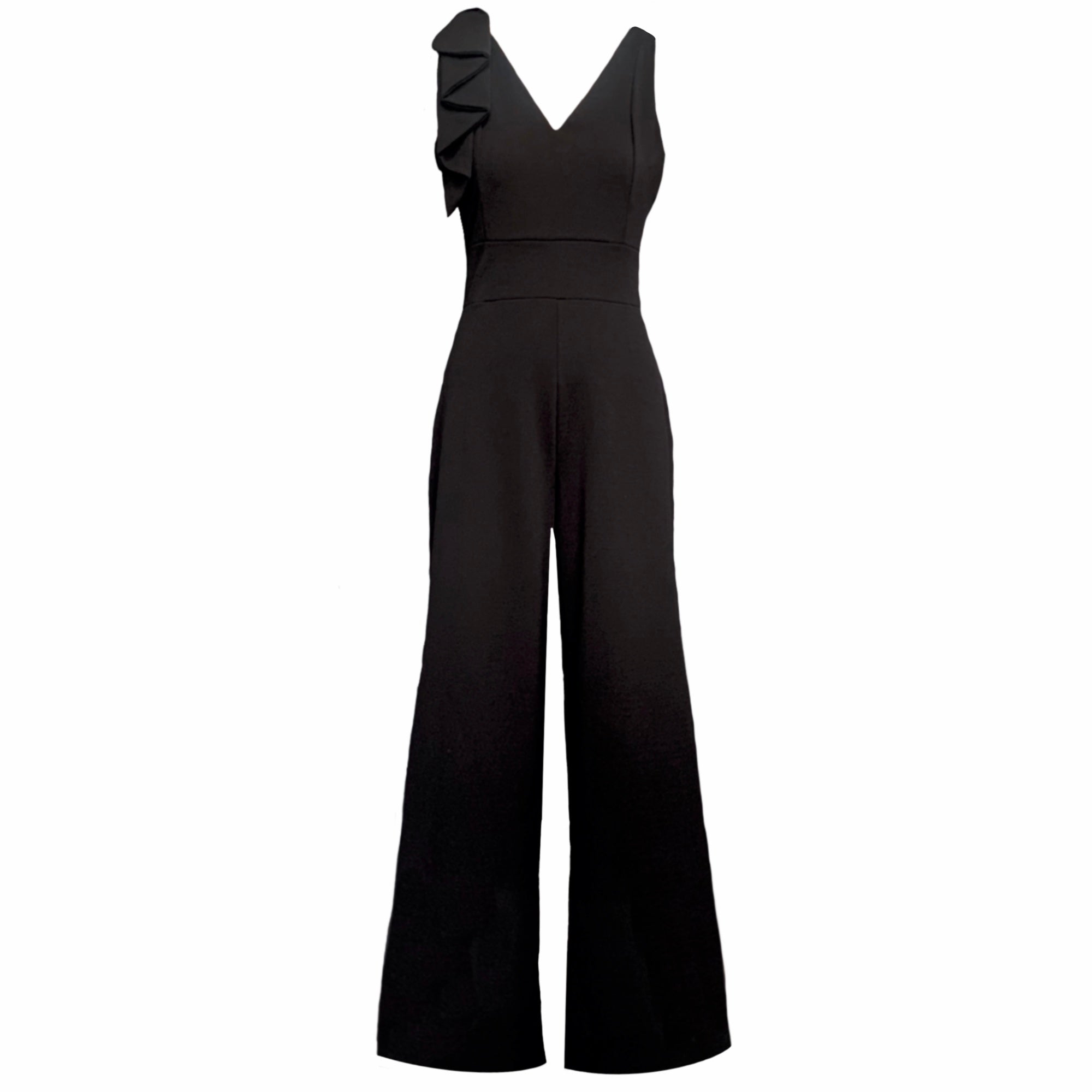 Women’s Harriet Wrap Jumpsuit With Bow In Black Extra Large Frock Tales