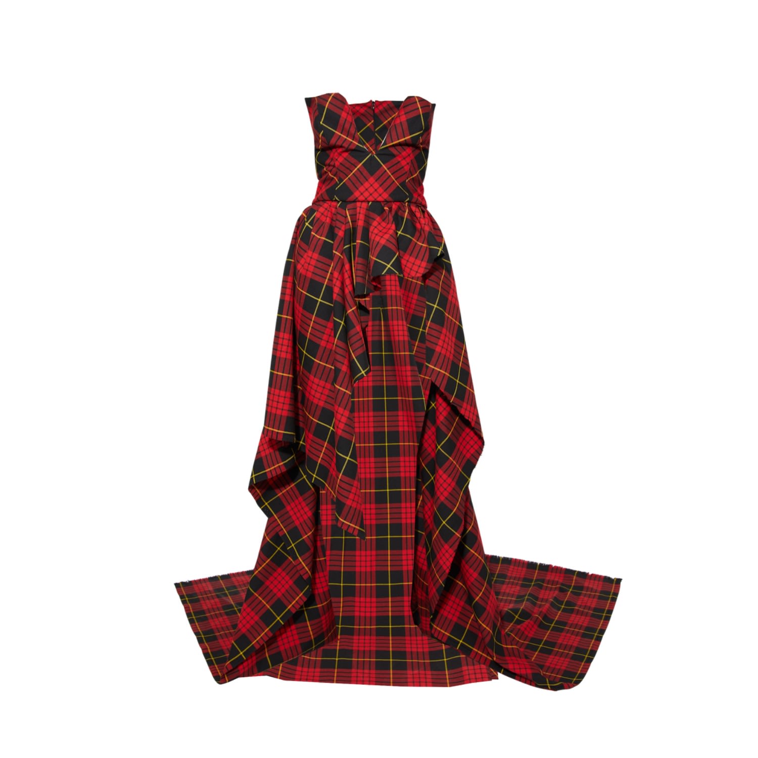Sarah Regensburger Women's Tartan Dream Dress Red In Red