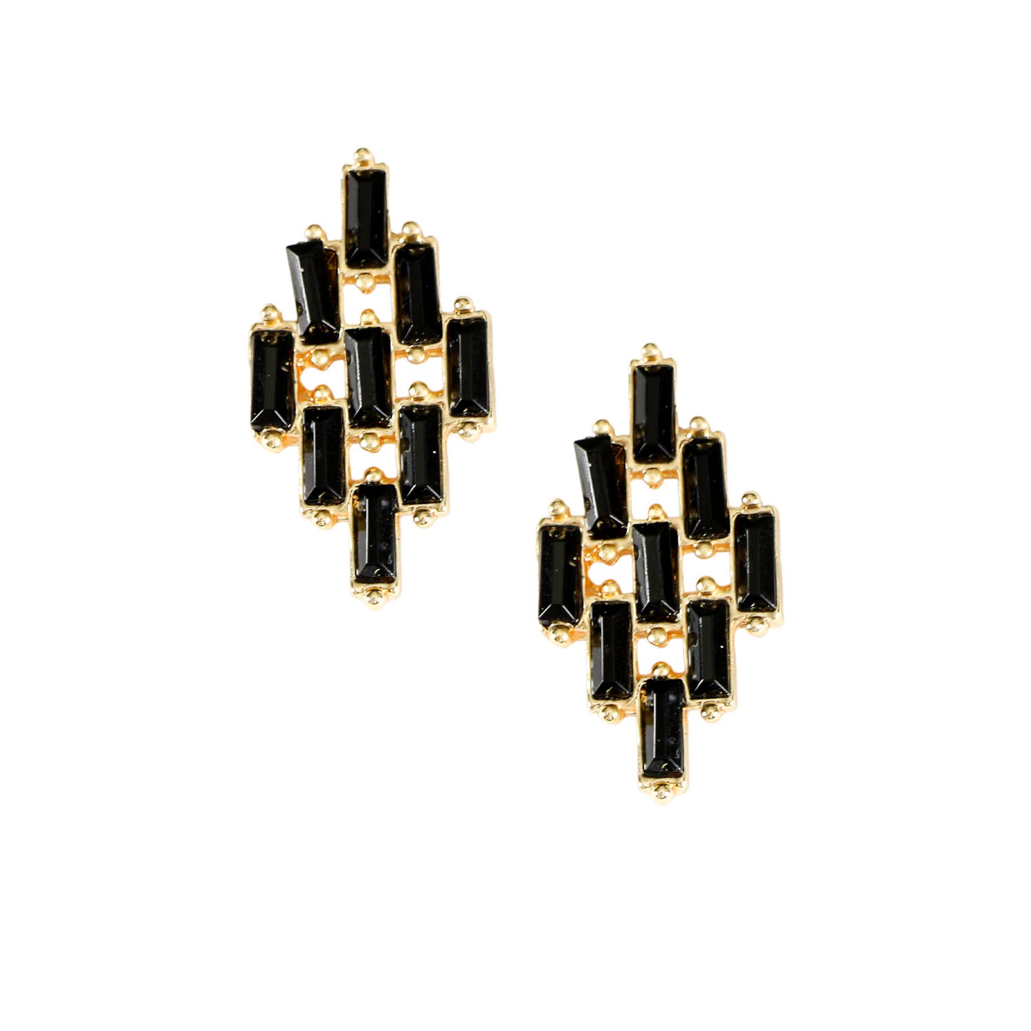 Loca Black  Earring by Loca